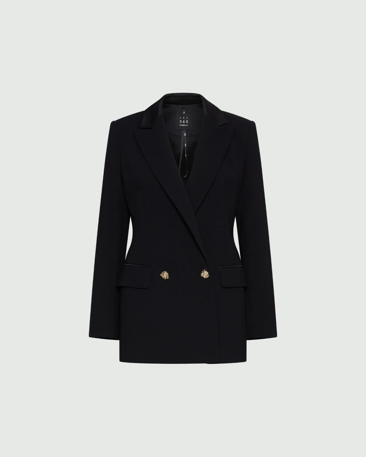 Blazer lungo in enver satin Camogli
