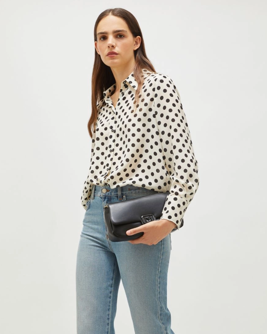 Camicia in seta stampata Conio