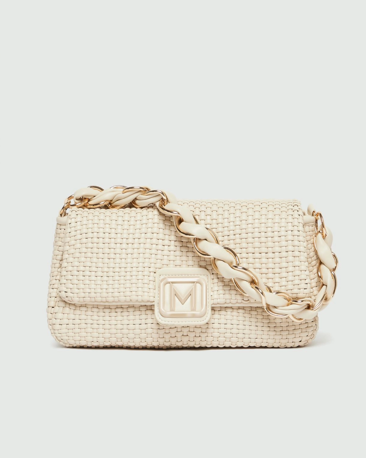 Baguette in materiale intrecciato Emily1
