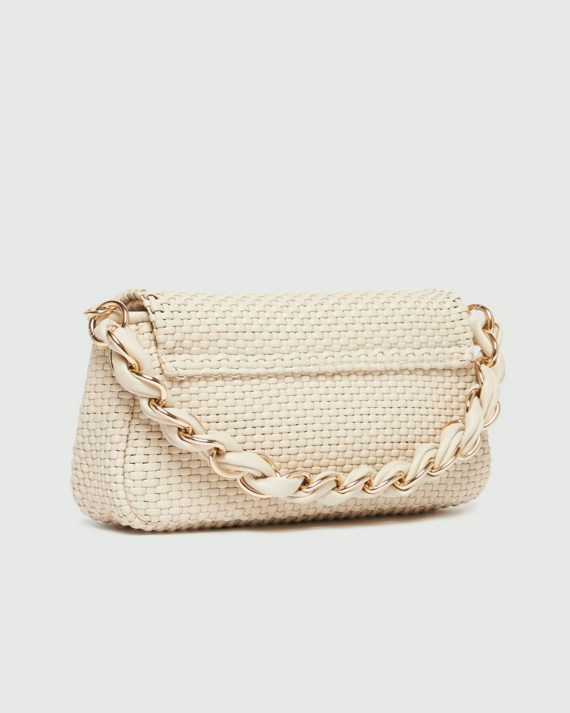 Baguette in materiale intrecciato Emily1