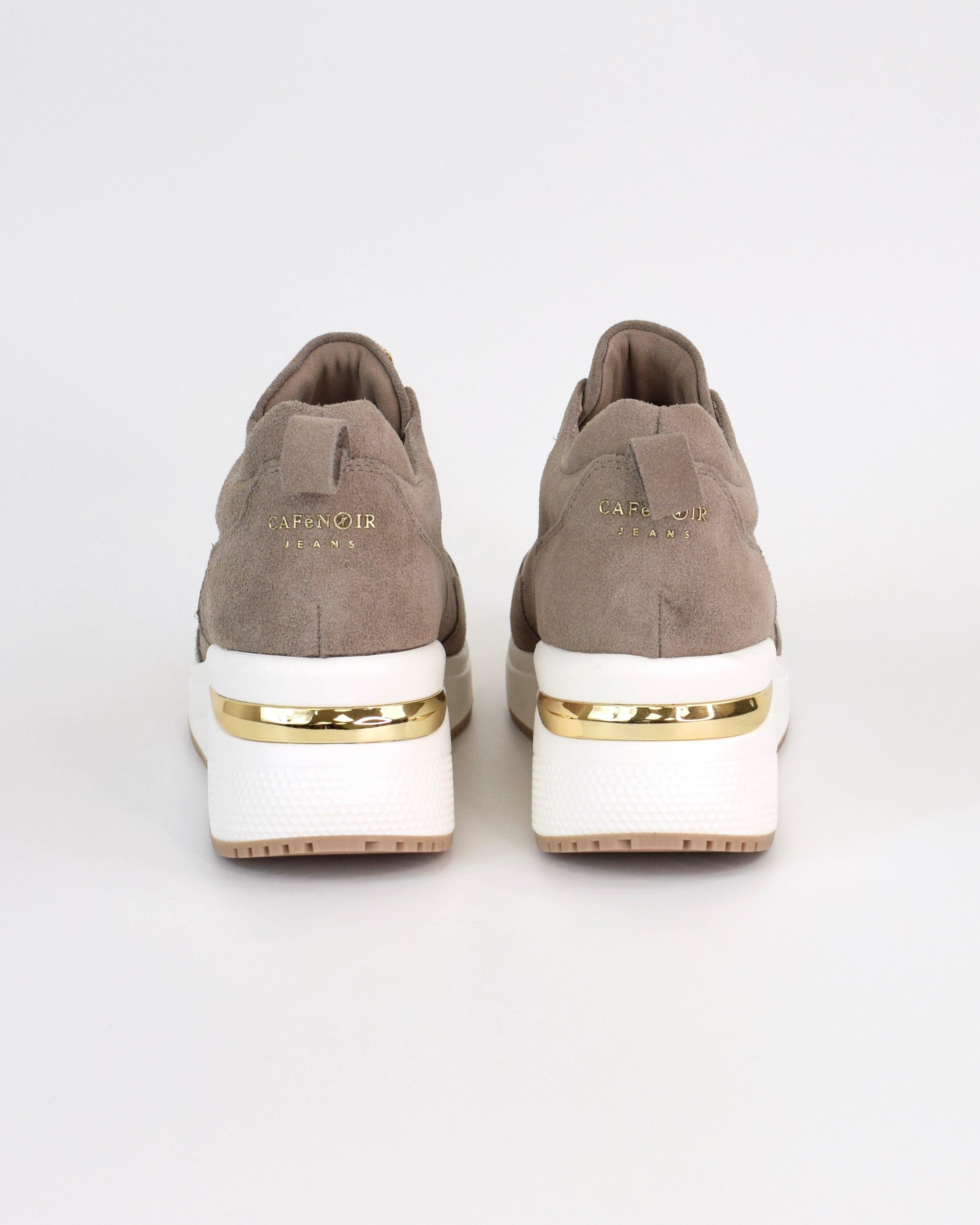 Running slipon con accessorio gioiello in camoscio