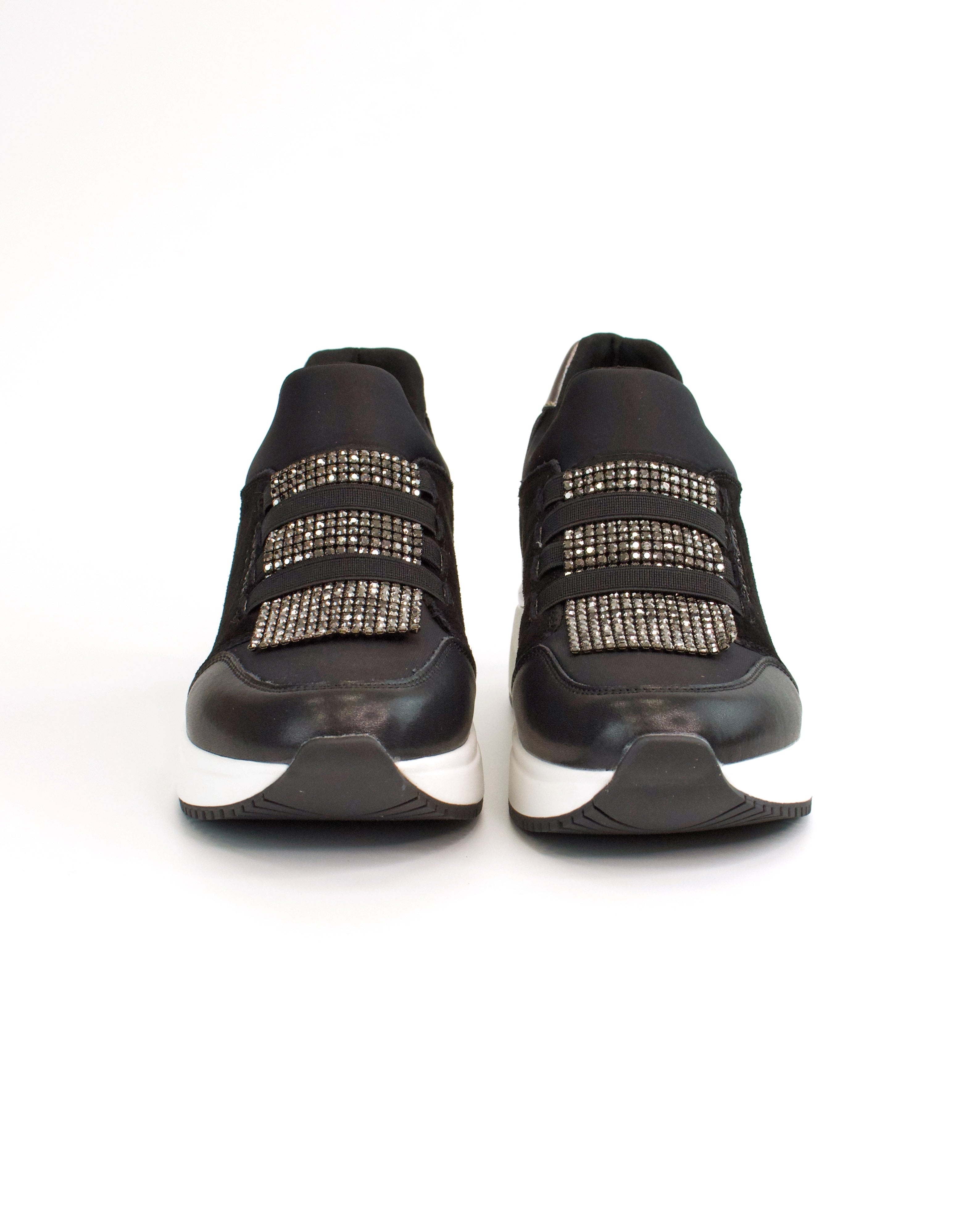 Running slipon elastici con strass