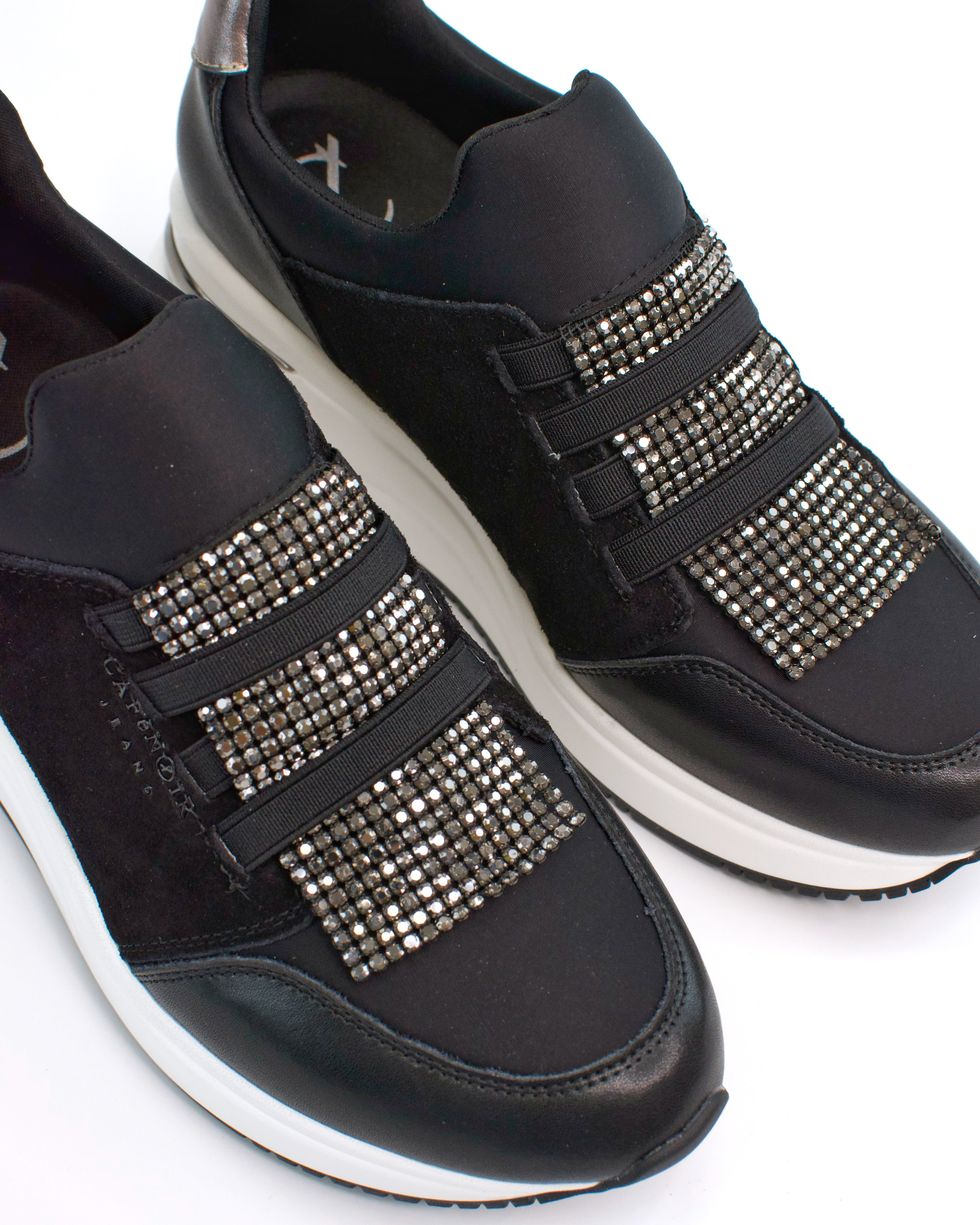 Running slipon elastici con strass