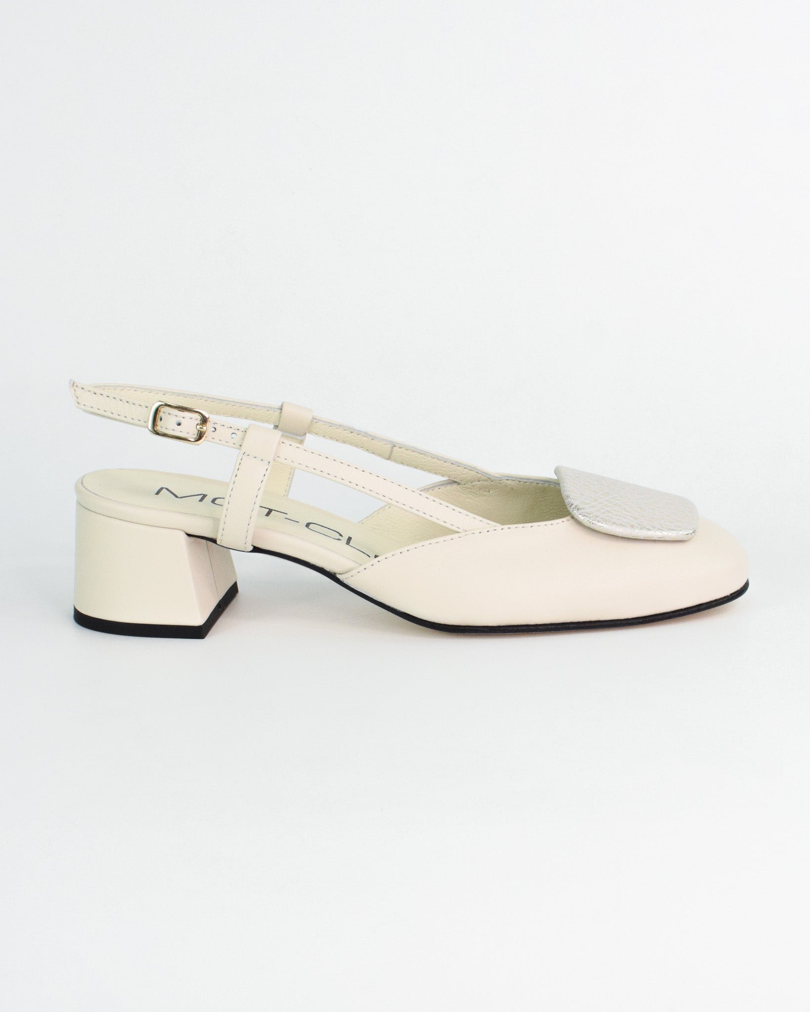 Slingback punta tonda