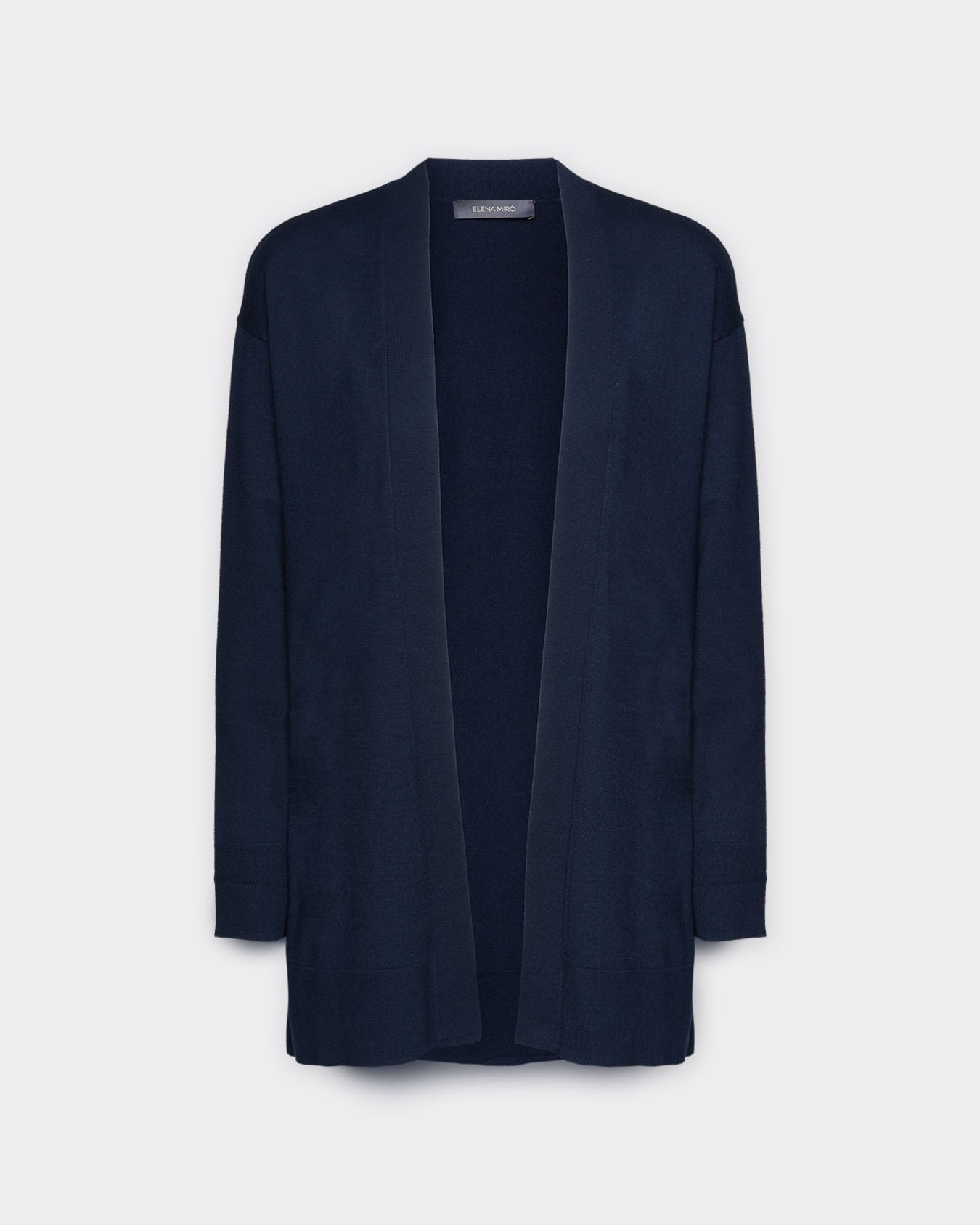 Cardigan lungo aperto davanti