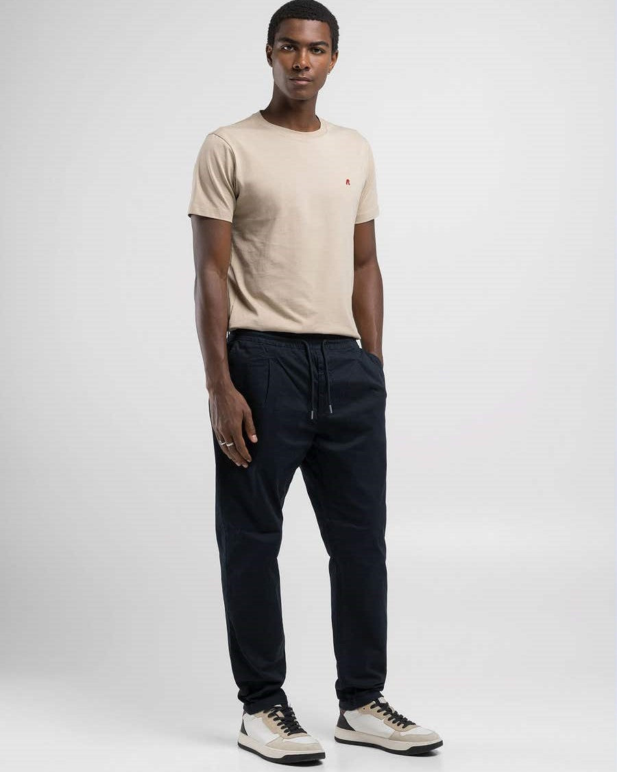 Pantalone in Twill di cotone stretch