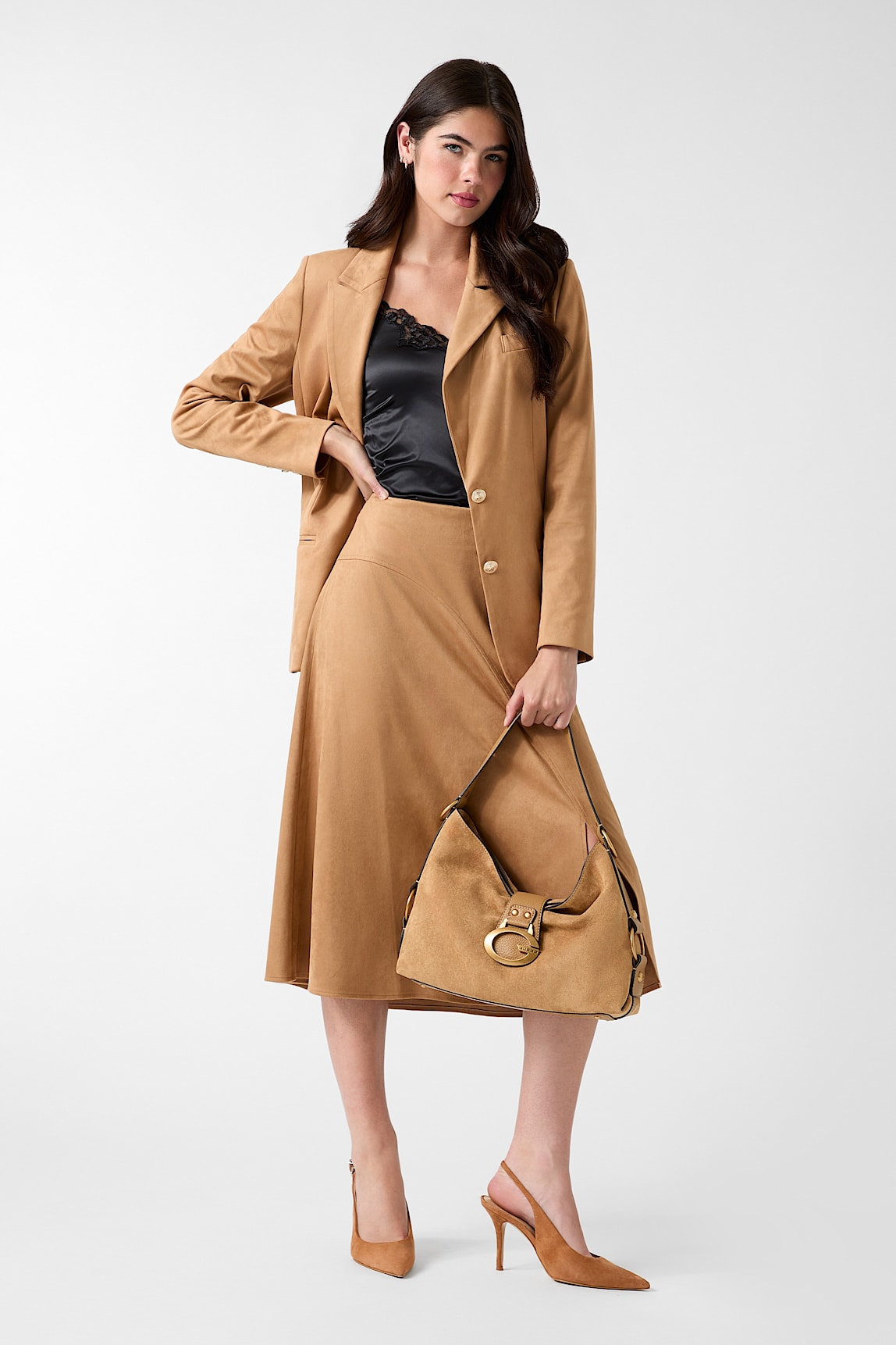 Blazer monopetto sartoriale stretch