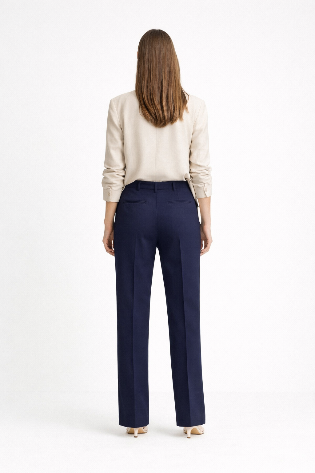Pantalone in tela bielastica di misto viscosa Mllpagina