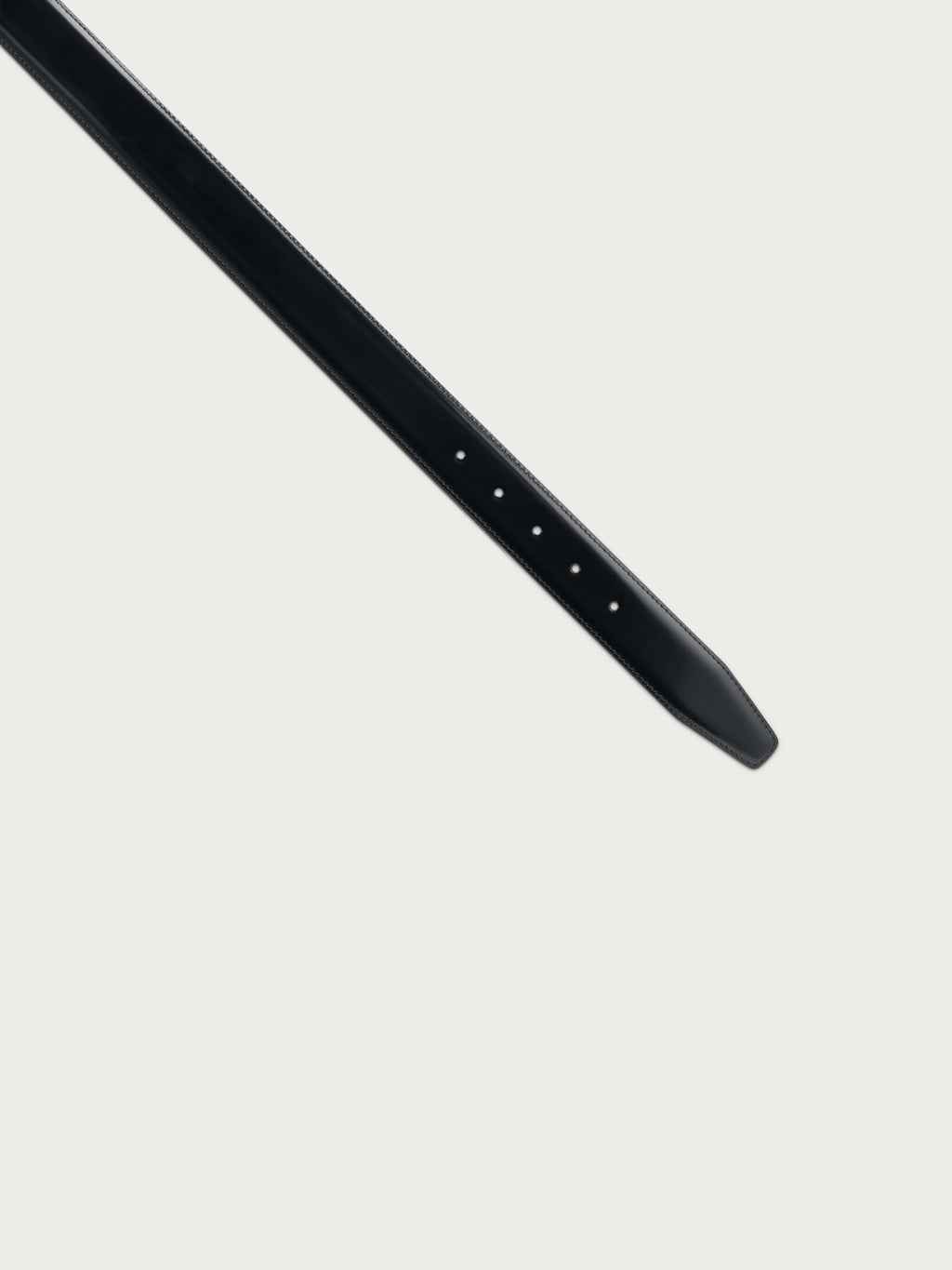 Cintura classica in pelle abrasivata