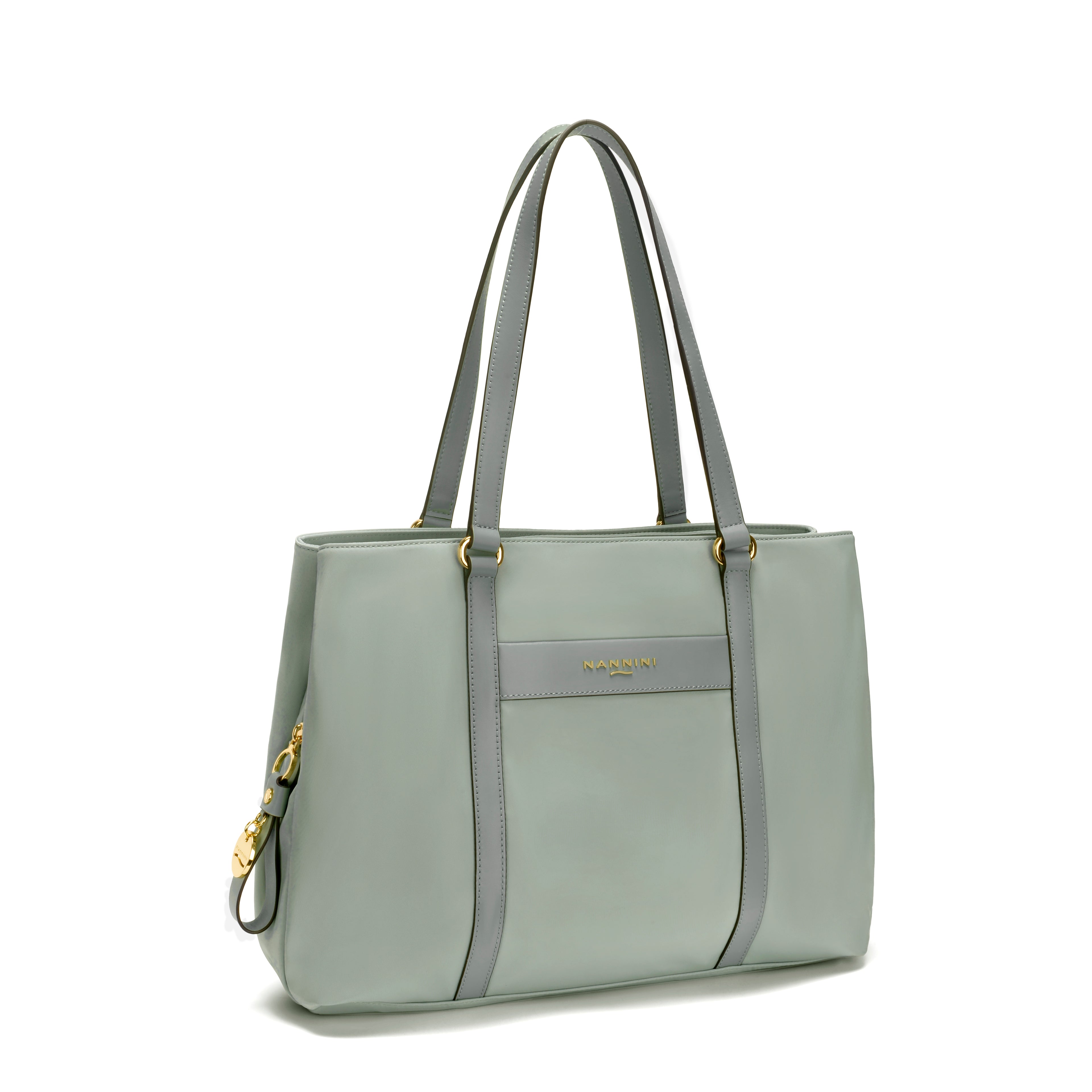 Borsa a spalla in nylon e pelle Liberty