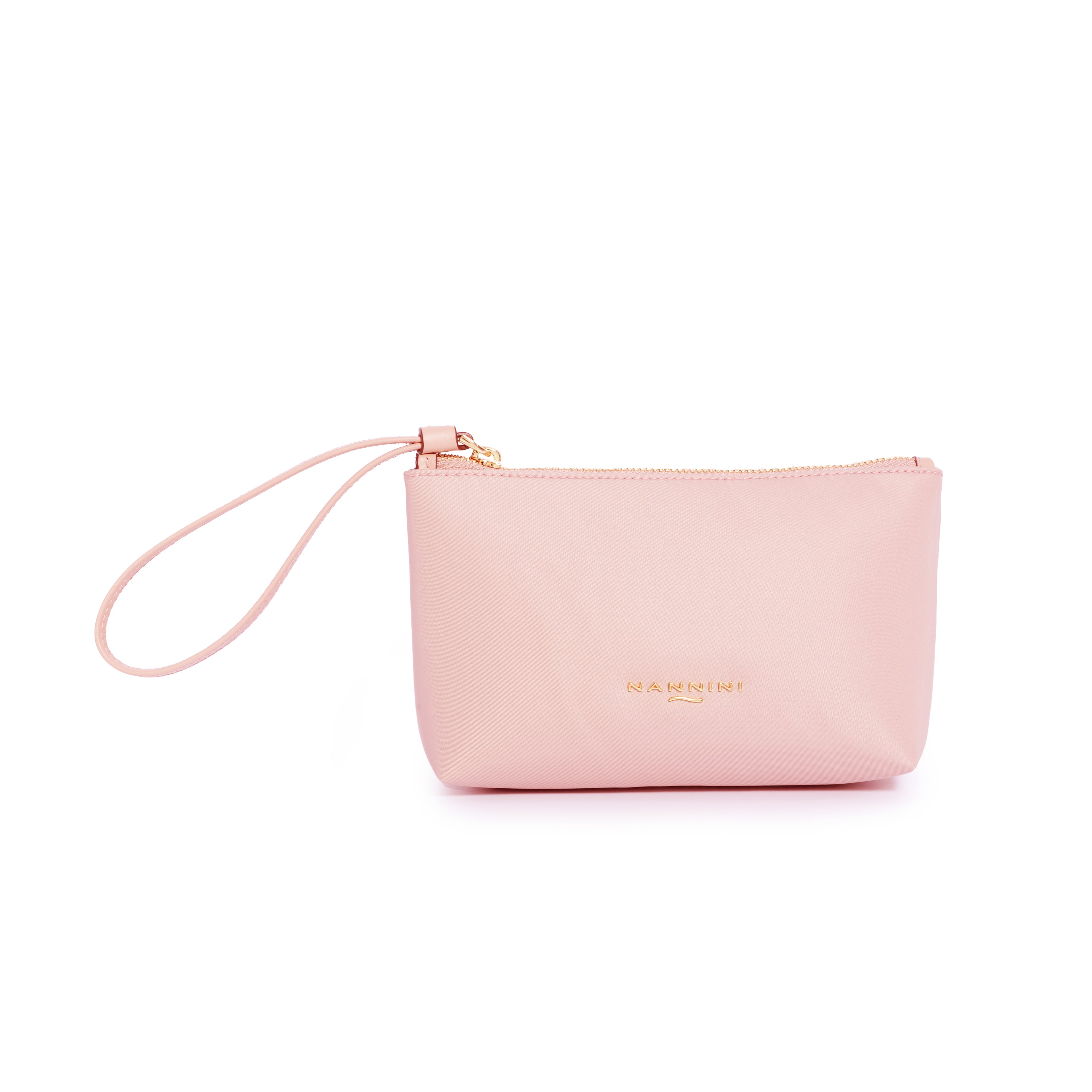 Pochette in nylon e pelle piccola Sara