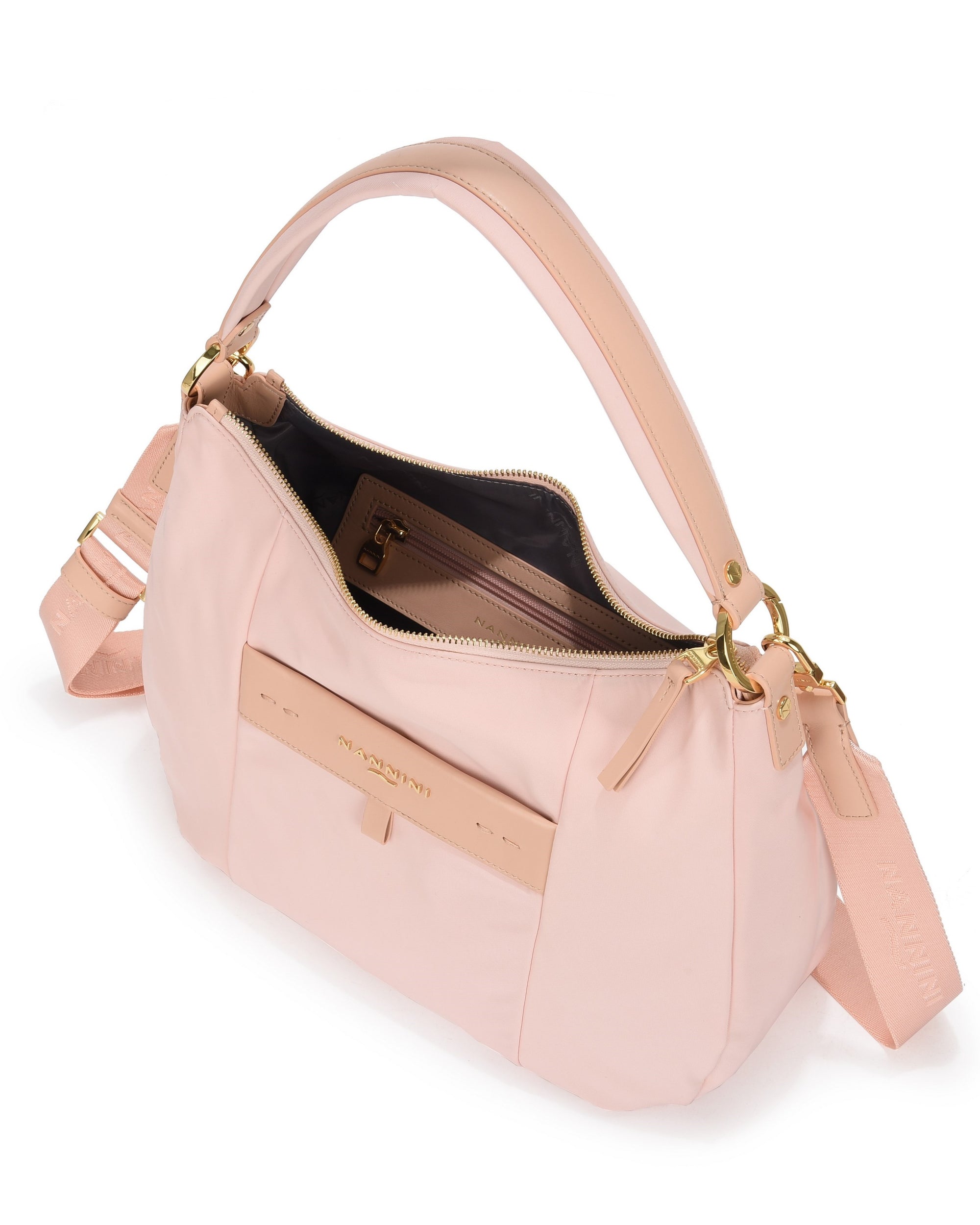 Borsa a Spalla in nylon e pelle Reene