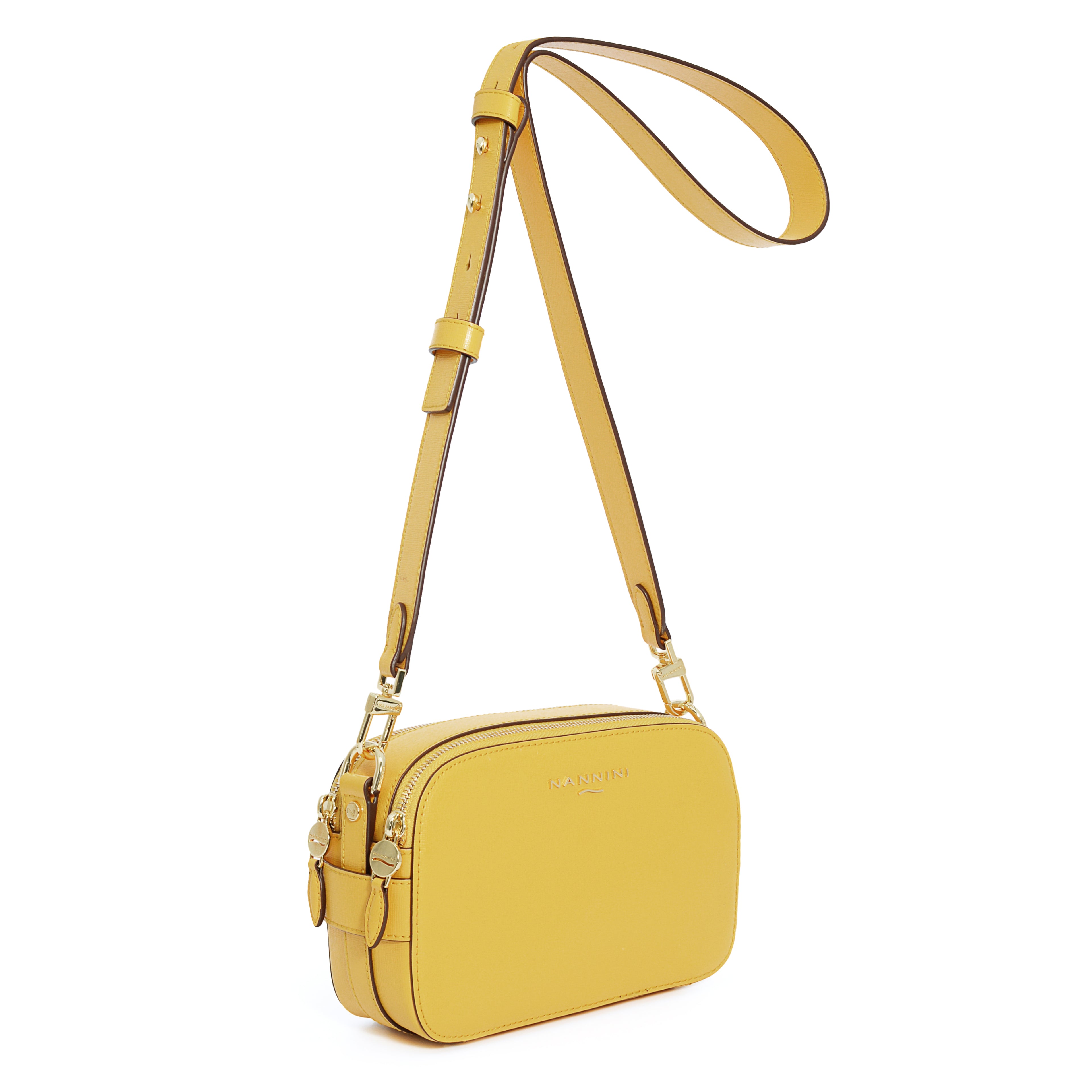 Borsa a tracolla in pelle Flora