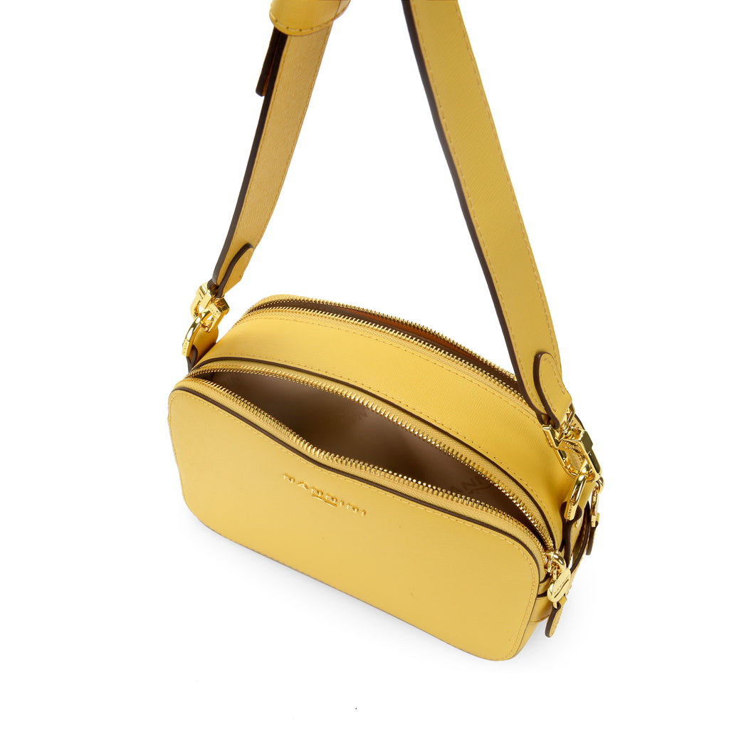 Borsa a tracolla in pelle Flora
