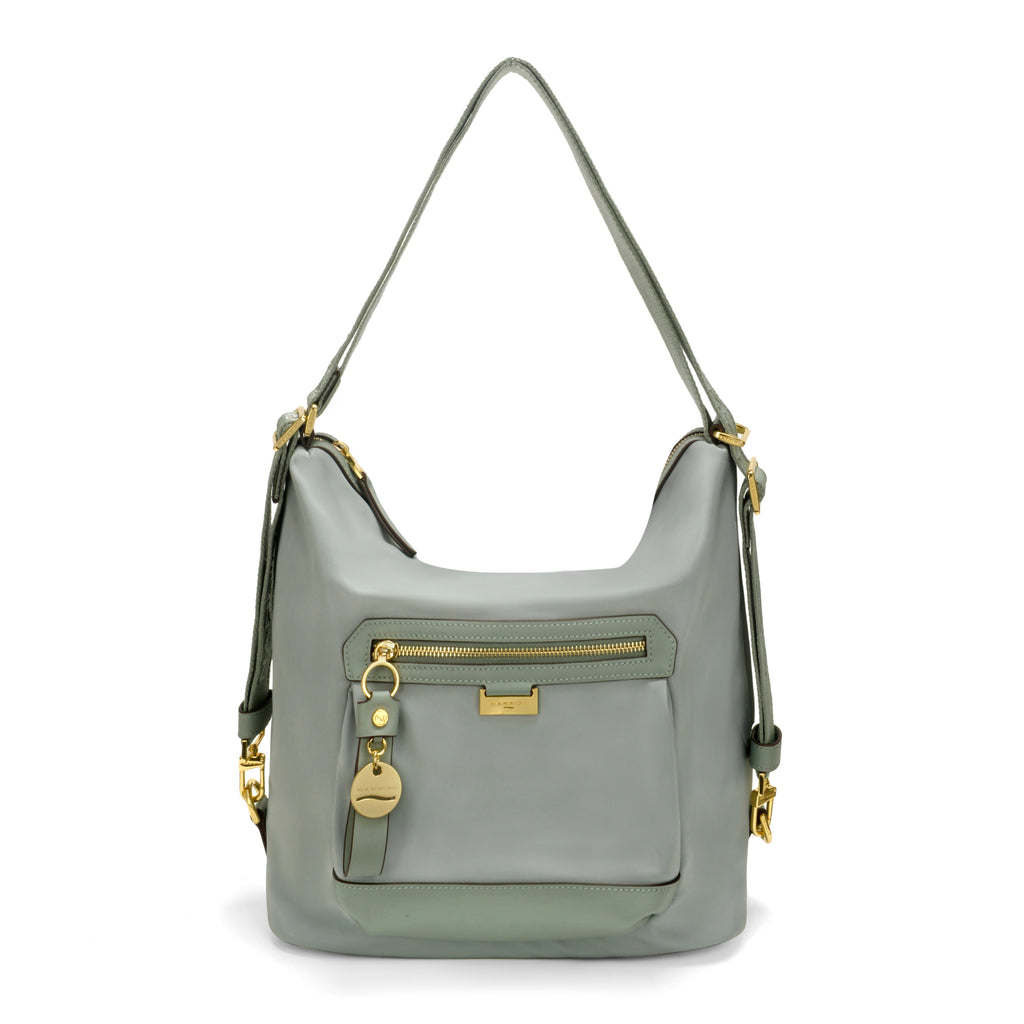 Borsa a spalla in nylon e pelle Liberty
