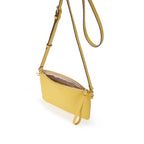 Pochette in pelle con tracolla Keira