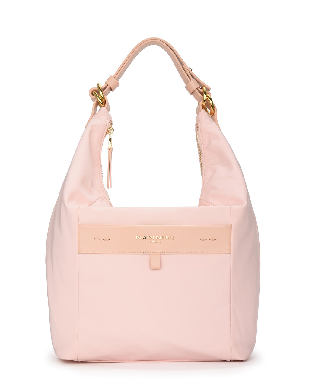 Hobo Bag in nylon e pelle Reene