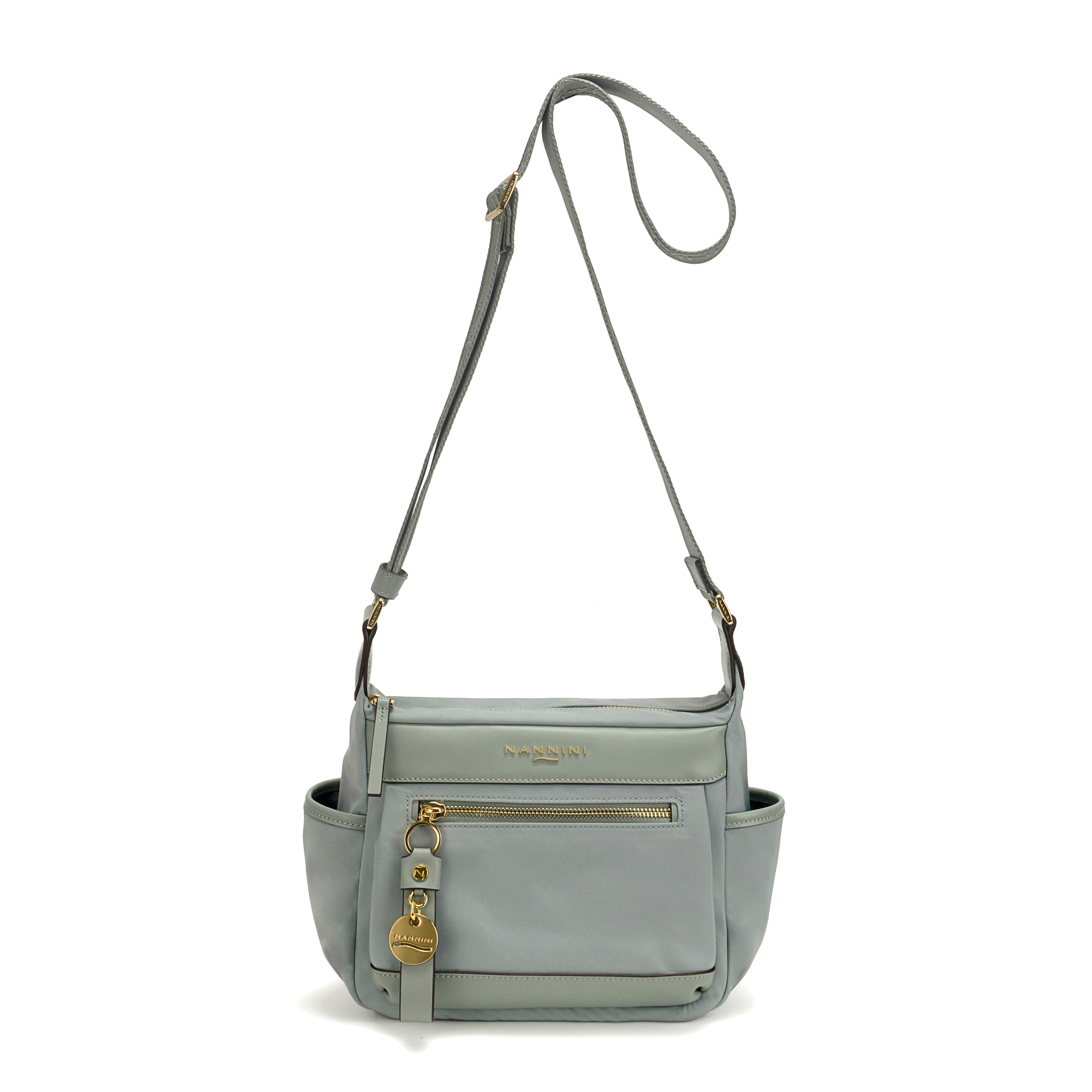 Borsa a tracolla in nylon e pelle Liberty