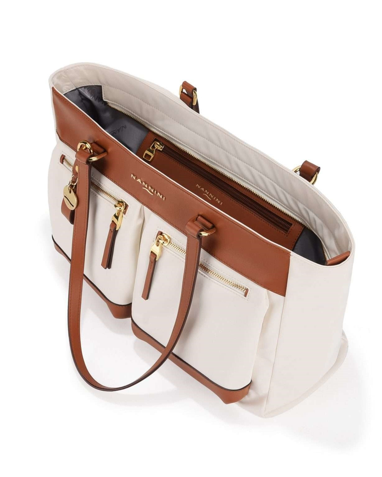 Borsa a Spalla in nylon e pelle Liberty