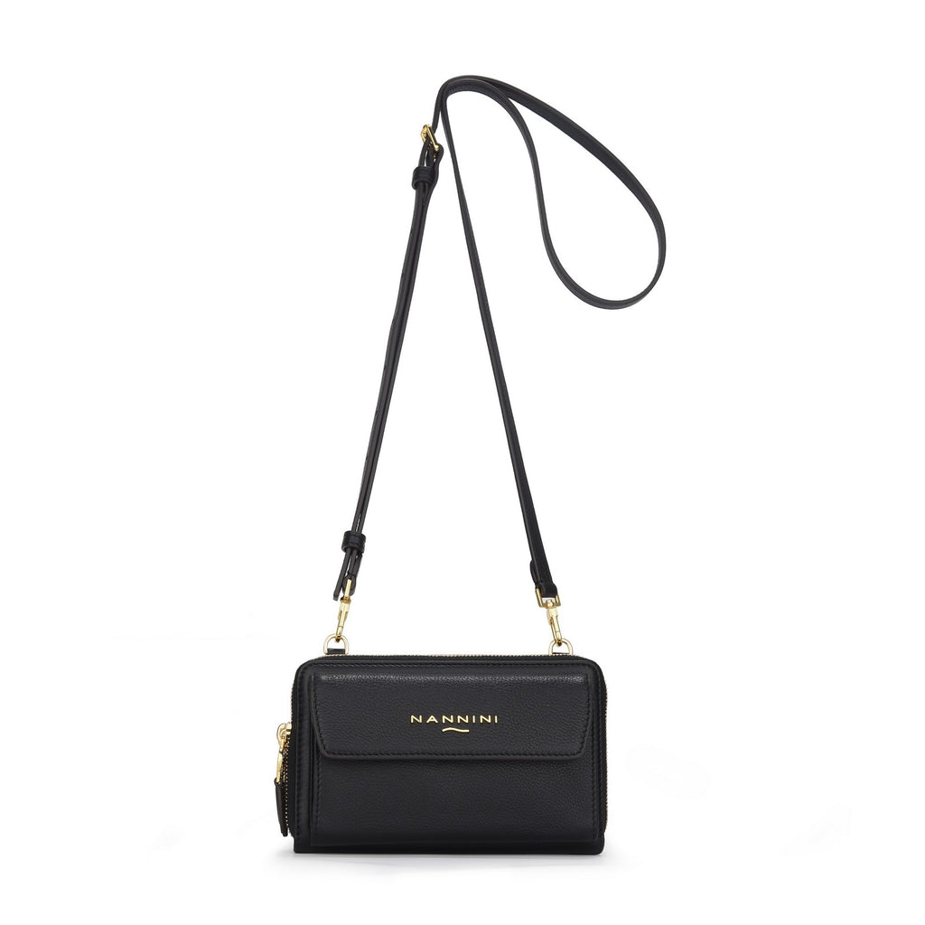 Borsa a tracolla in pelle Keira