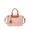 Borsa a mano in nylon e pelle piccola Elsa