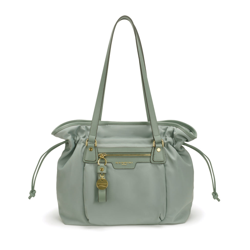 Borsa a spalla in nylon e pelle Liberty