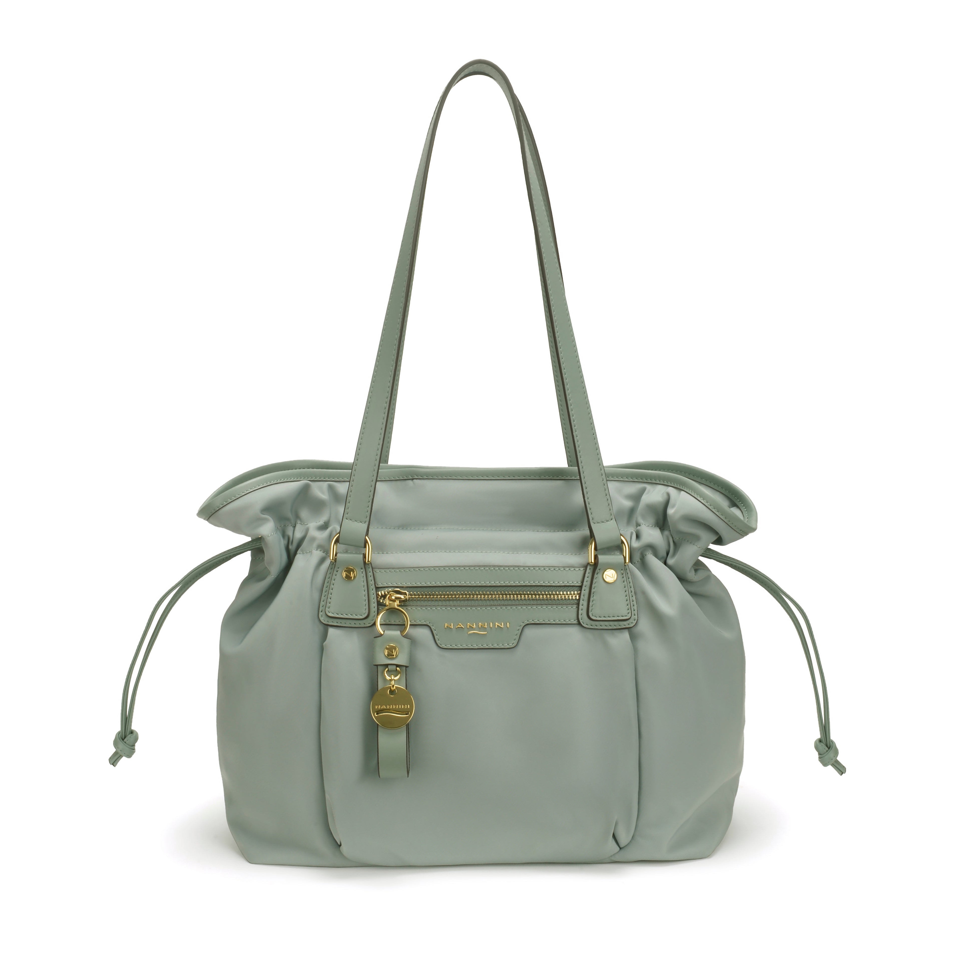 Borsa a spalla in nylon e pelle Liberty