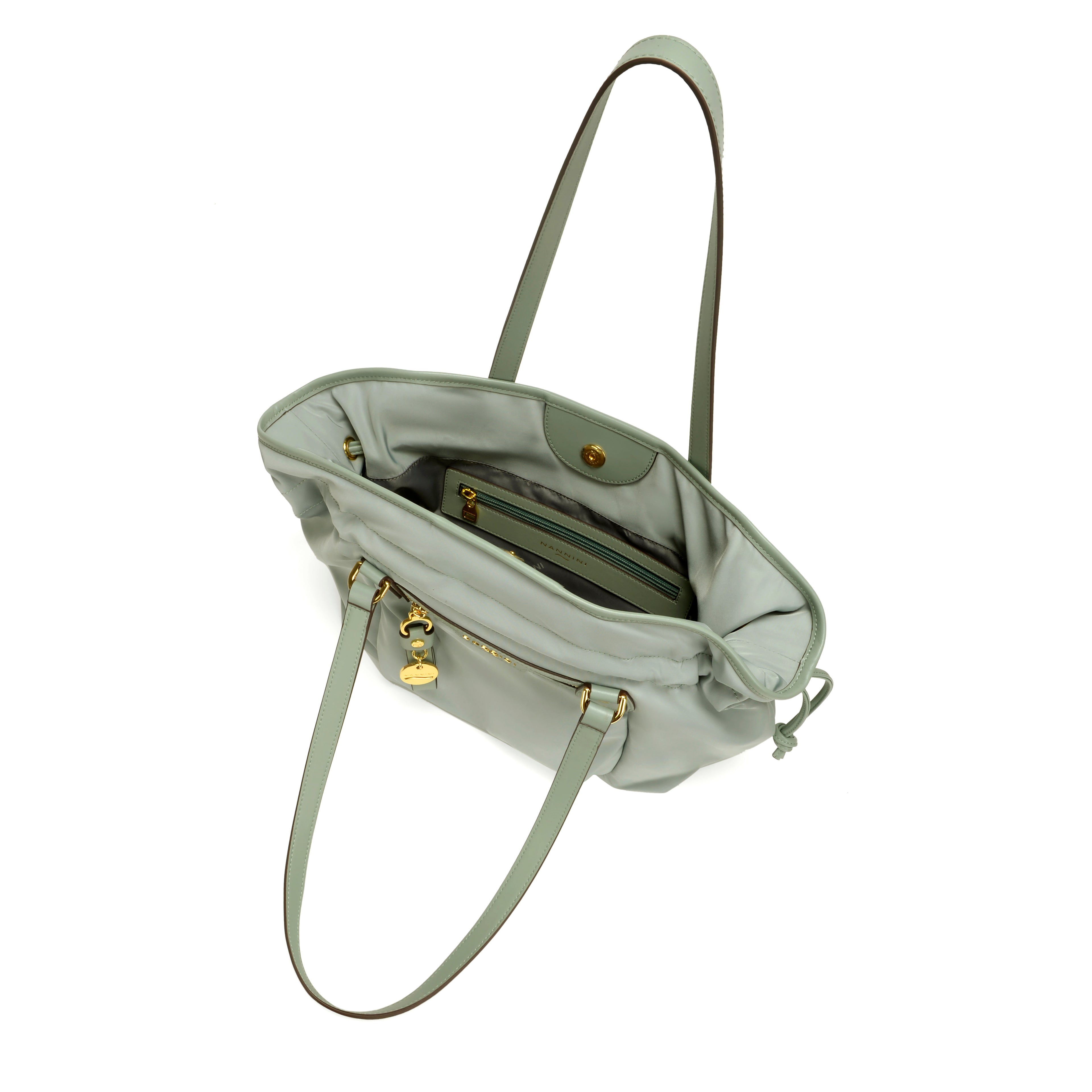 Borsa a spalla in nylon e pelle Liberty