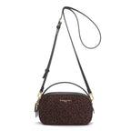 Mini bag in camoscio leopardato e pelle Siria-L