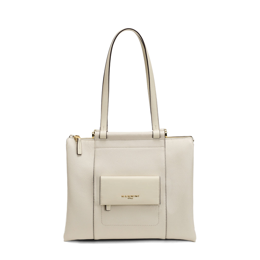 Borsa a spalla in pelle Febe