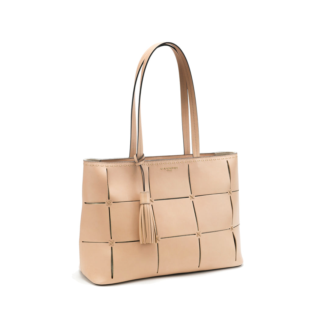 Borsa shopper in pelle Dania