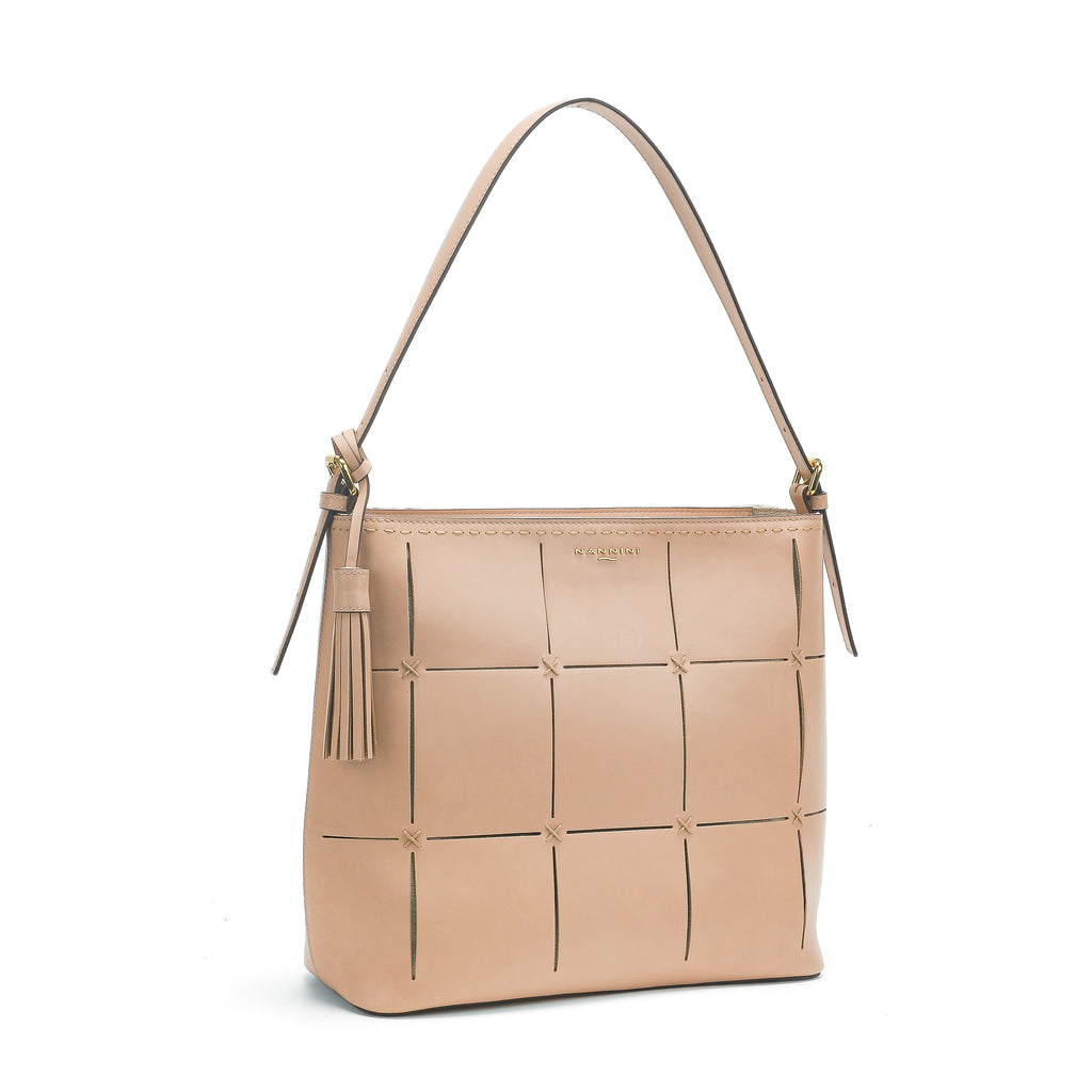 Borsa a spalla in pelle Dania