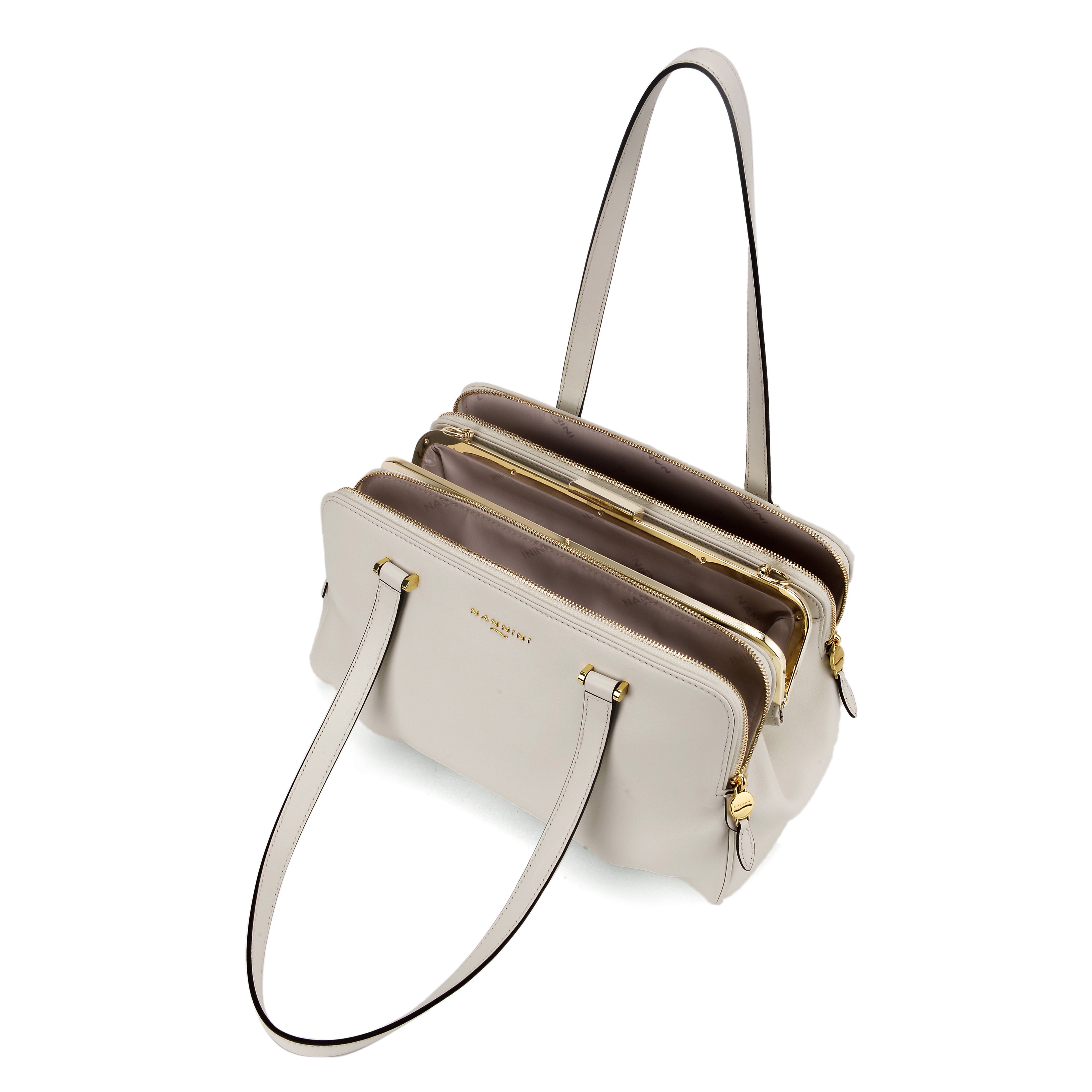 Borsa a spalla in pelle Denise