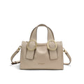 Bauletto in pelle e suede Greta