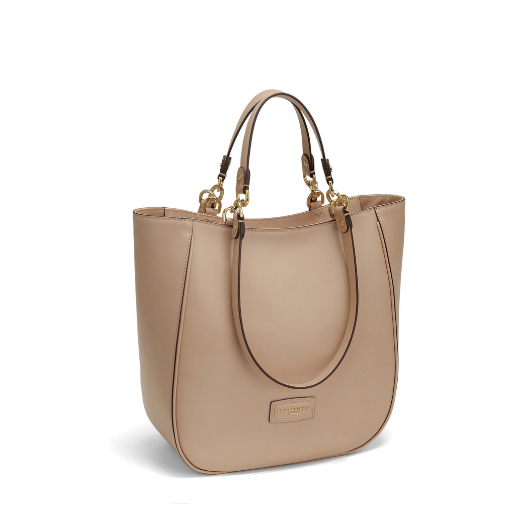 Borsa a mano in pelle grande Tamara
