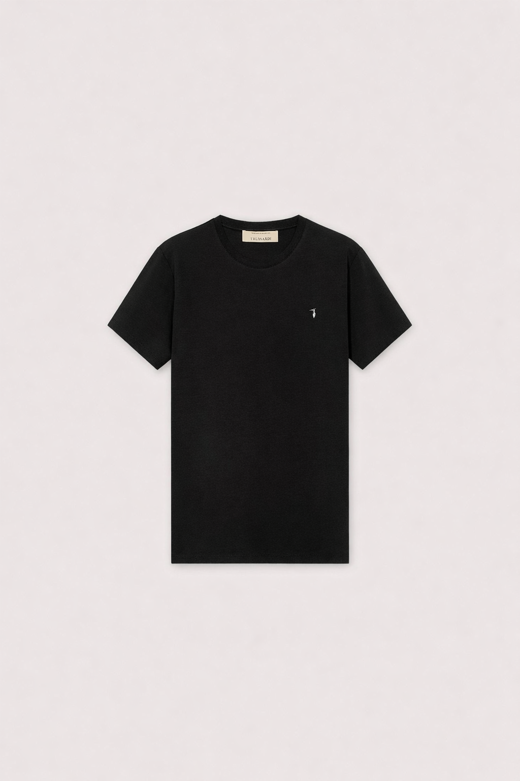 T-shirt slim fit in jersey stretch con ricamo