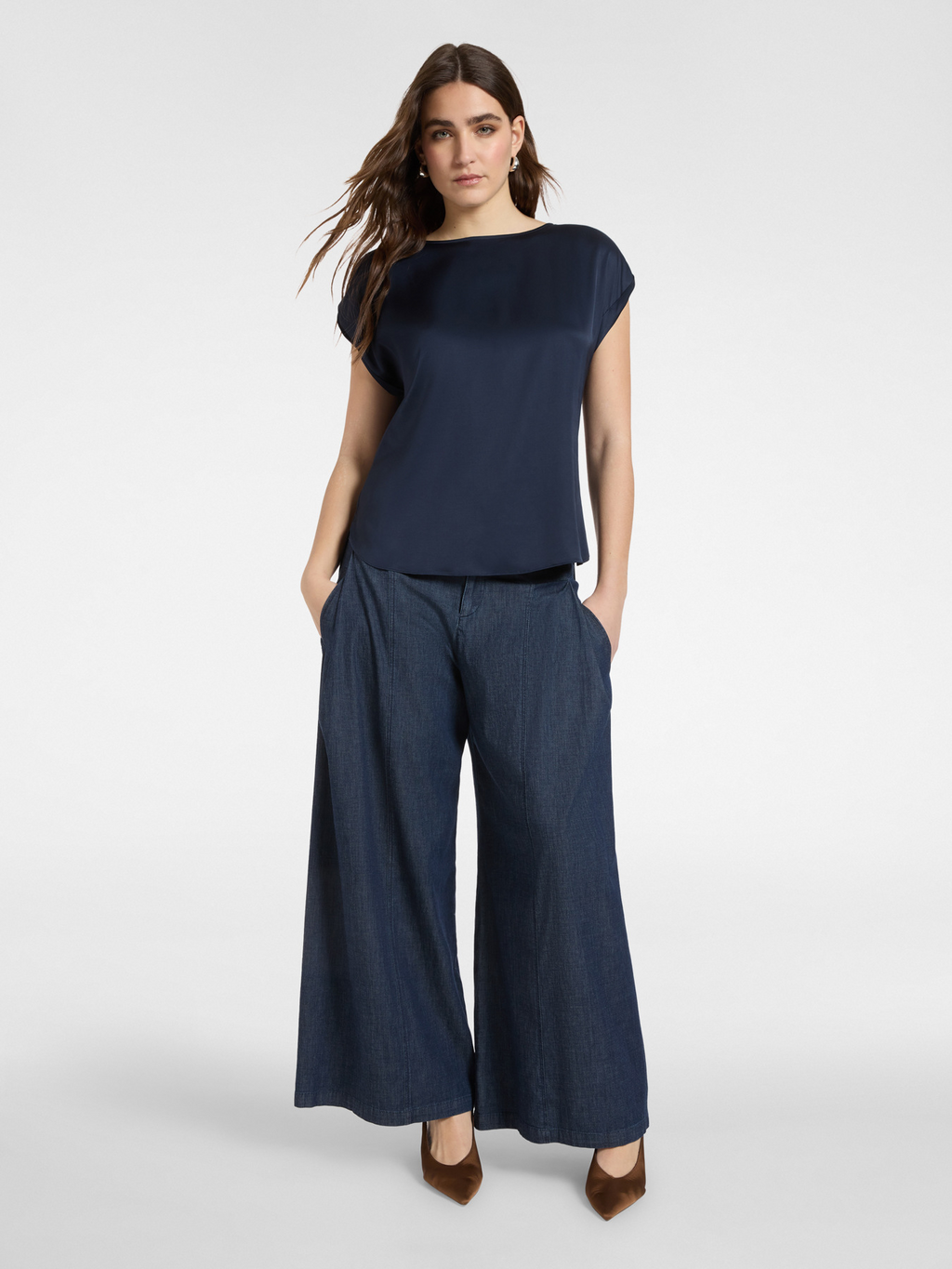 Blusa in raso