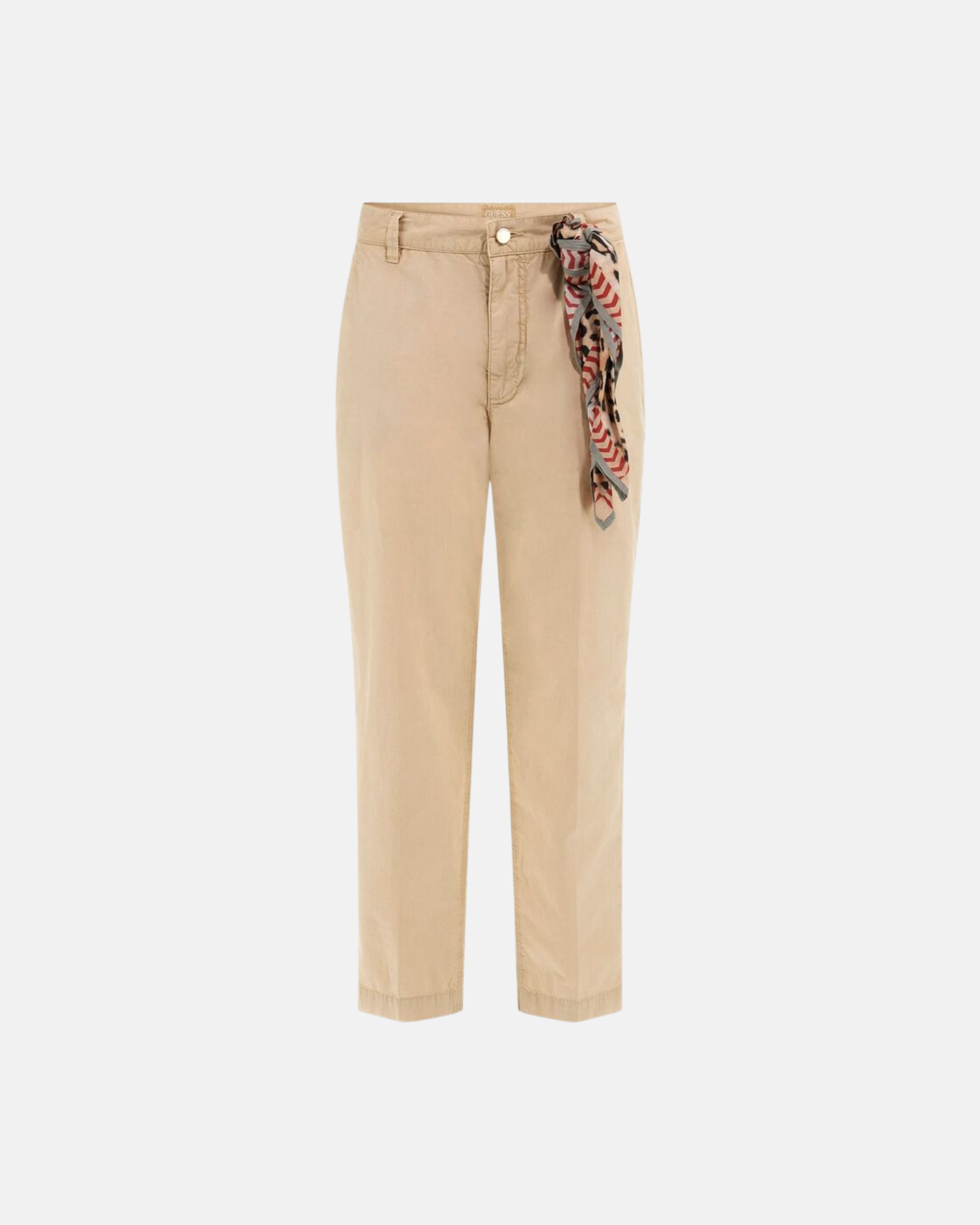 Pantalone in cotone con foulard