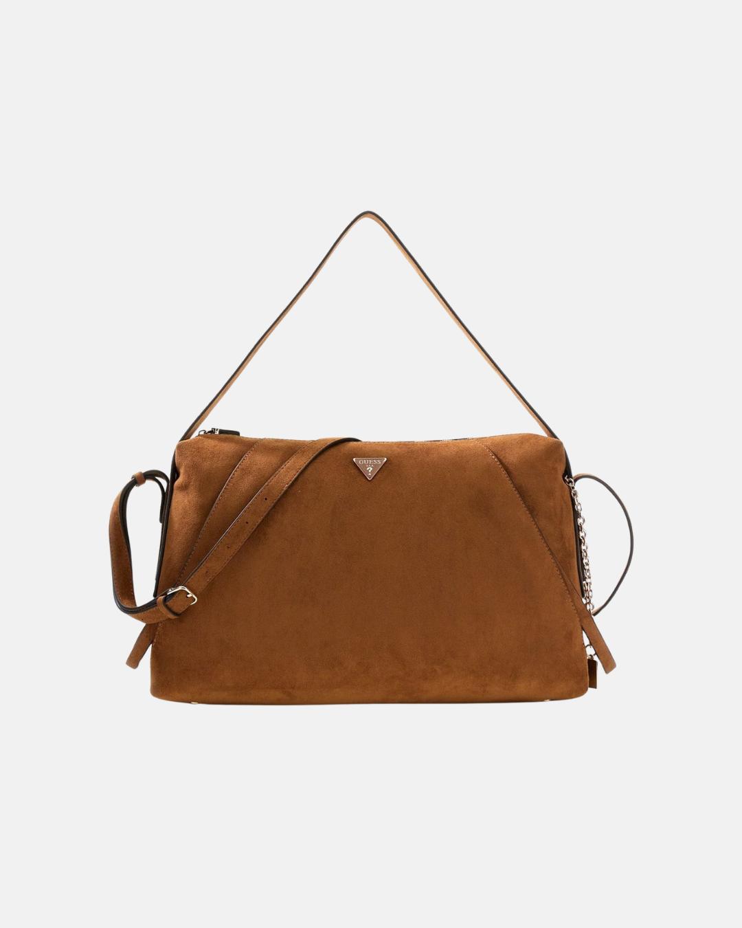 Borsa a spalla large in camoscio Devon