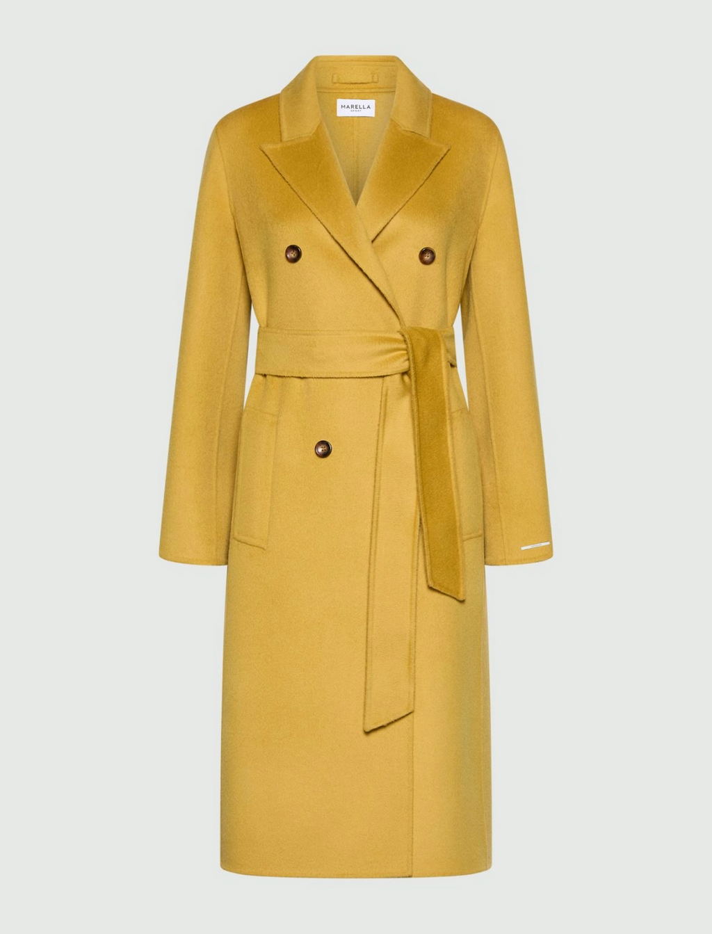 Cappotto Doppiopetto in double di pura lana Mlllaghi