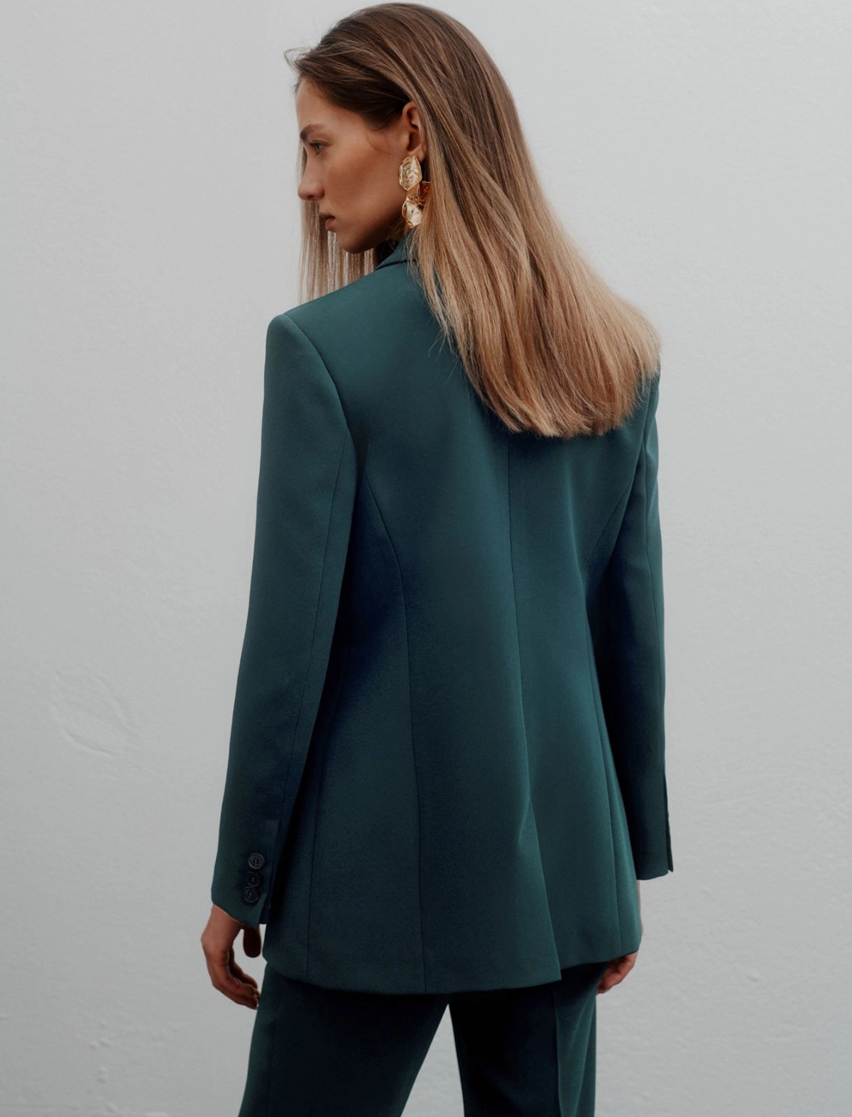Blazer doppiopetto in envers satin Mltrecente