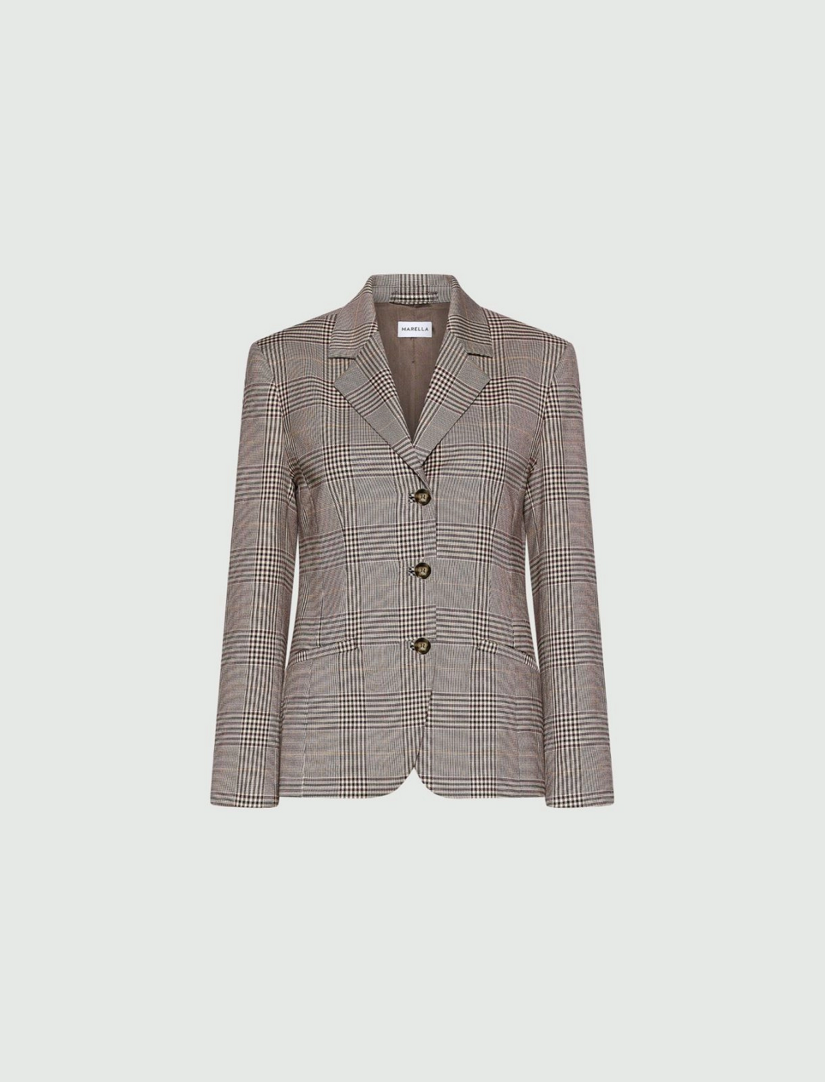 Blazer semi aderente in Principe di Galles Mllginseng