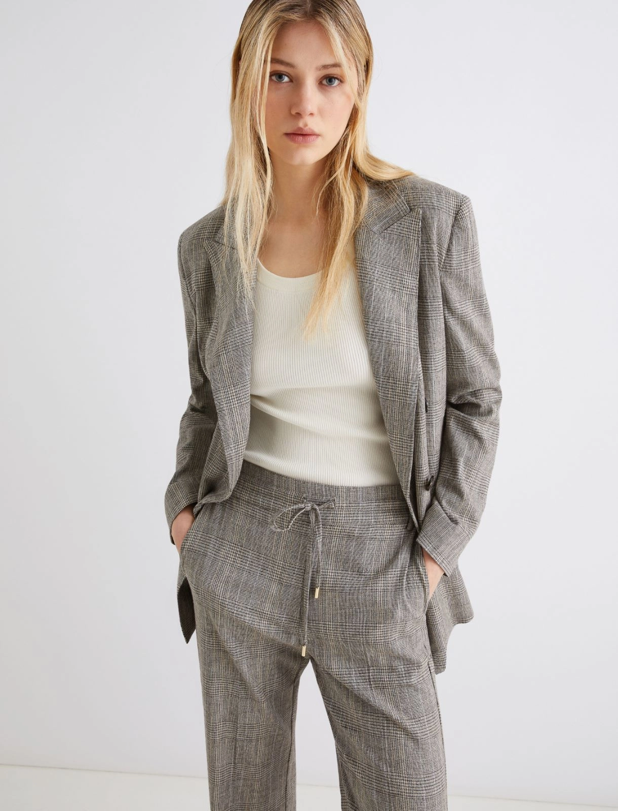 Blazer doppiopetto fluido Rob