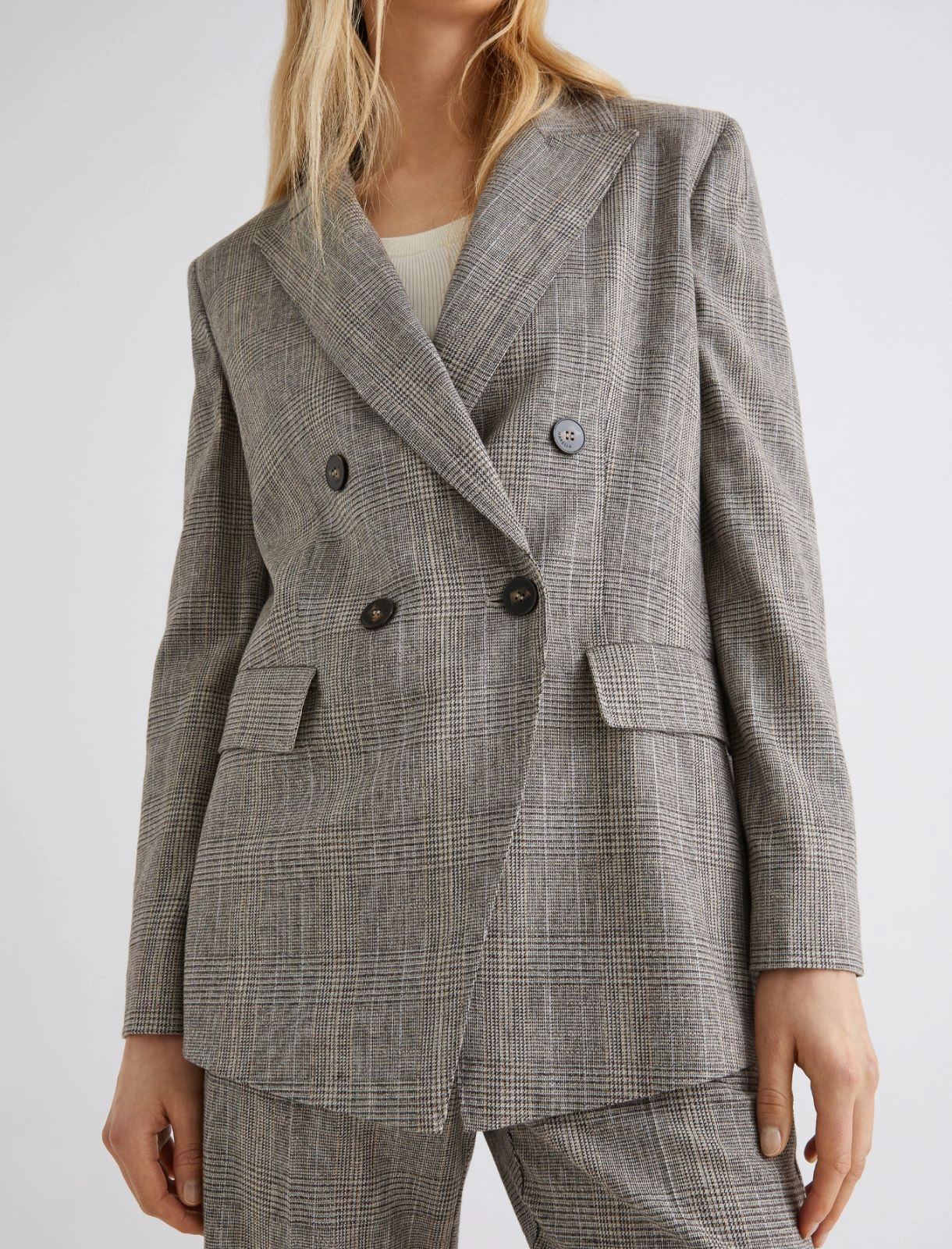 Blazer doppiopetto fluido Rob