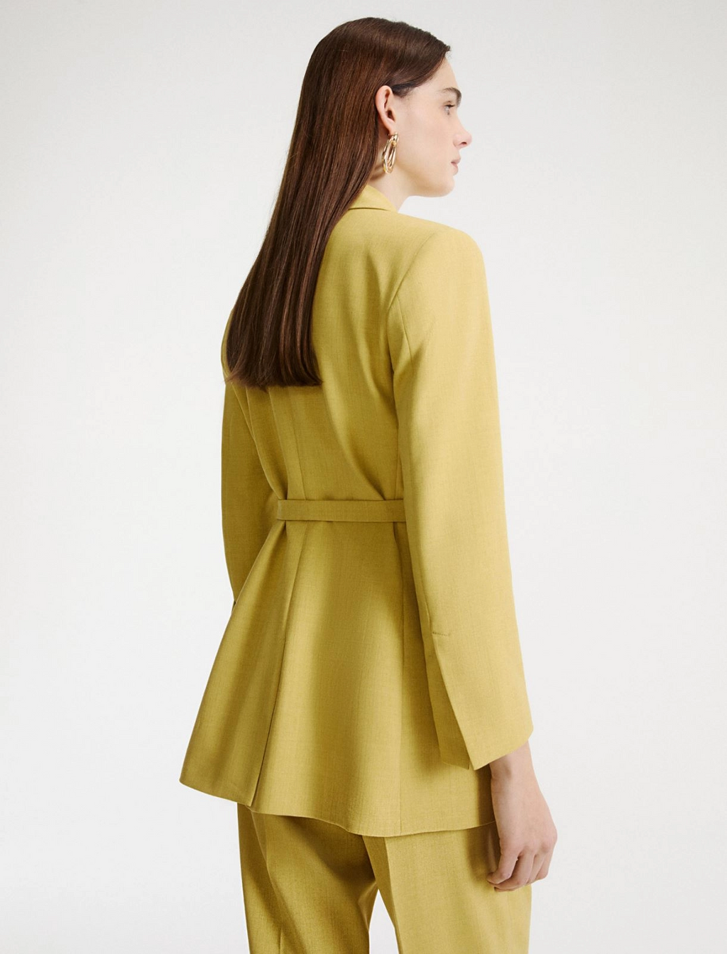 Blazer doppiopetto con cintura Mlllacca