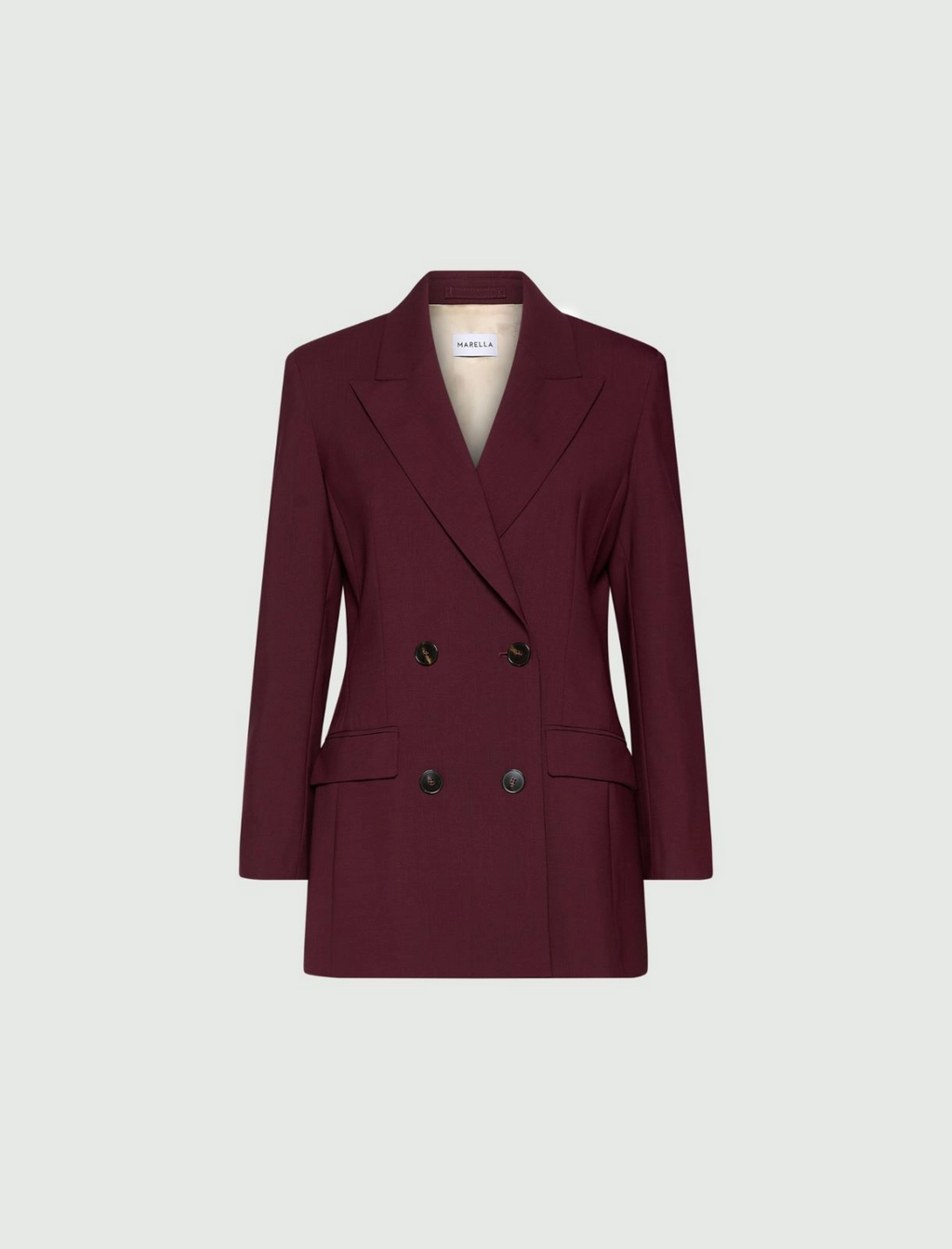 Blazer doppiopetto in lana stretch Mlldente