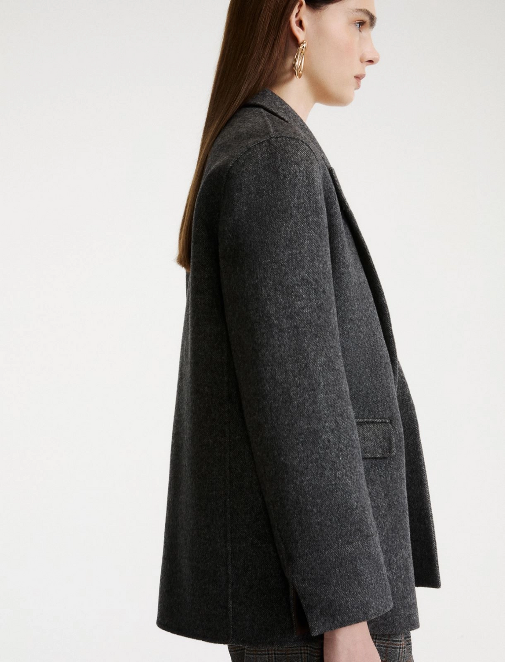 Blazer in double di pura lana Mlscolimbo