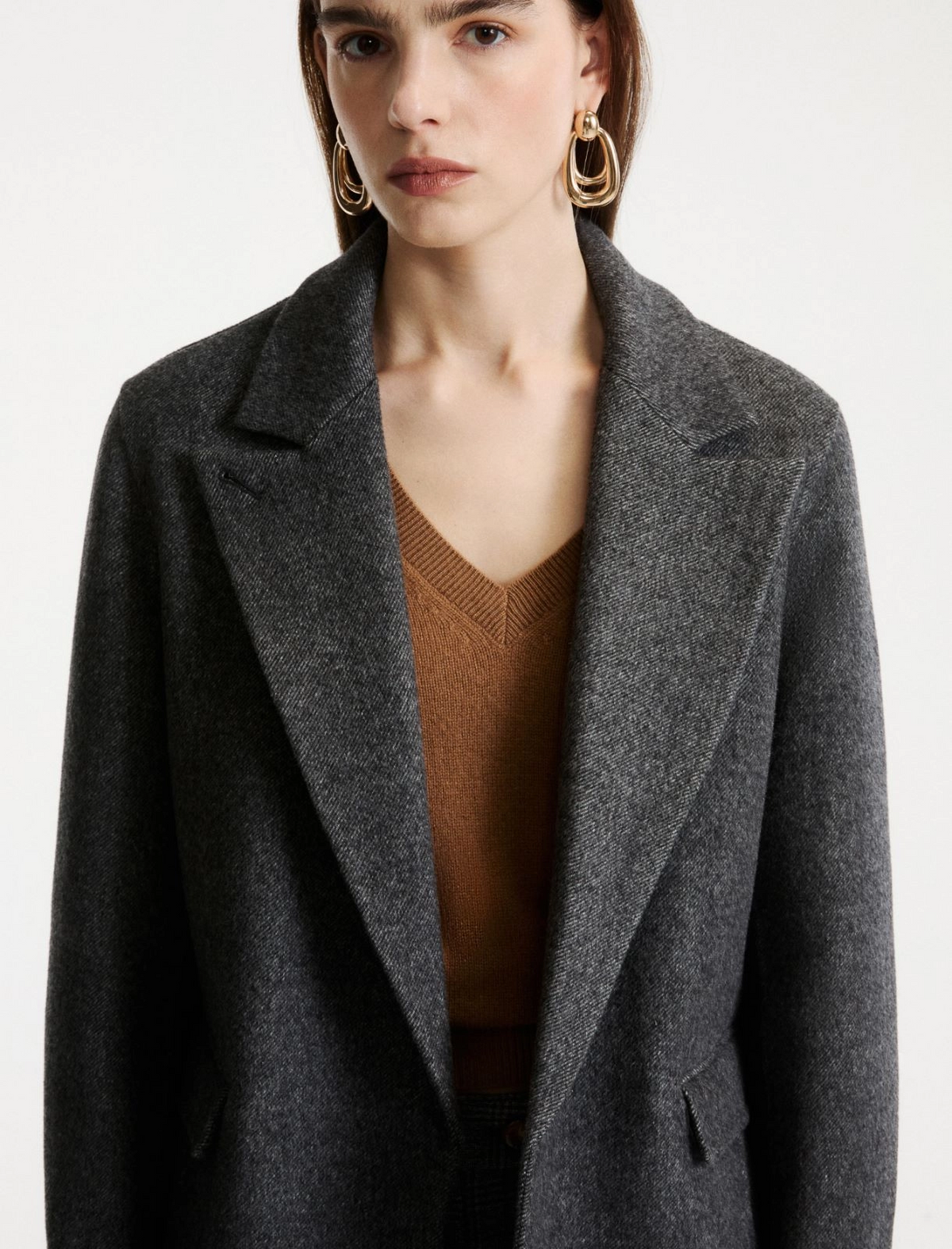 Blazer in double di pura lana Mlscolimbo