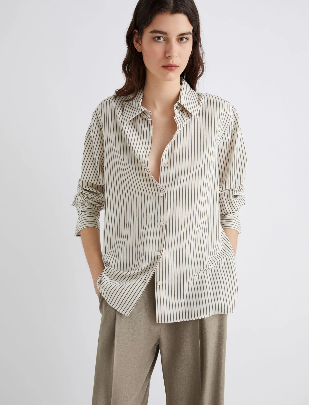 Camicia in twill lavato Reperto