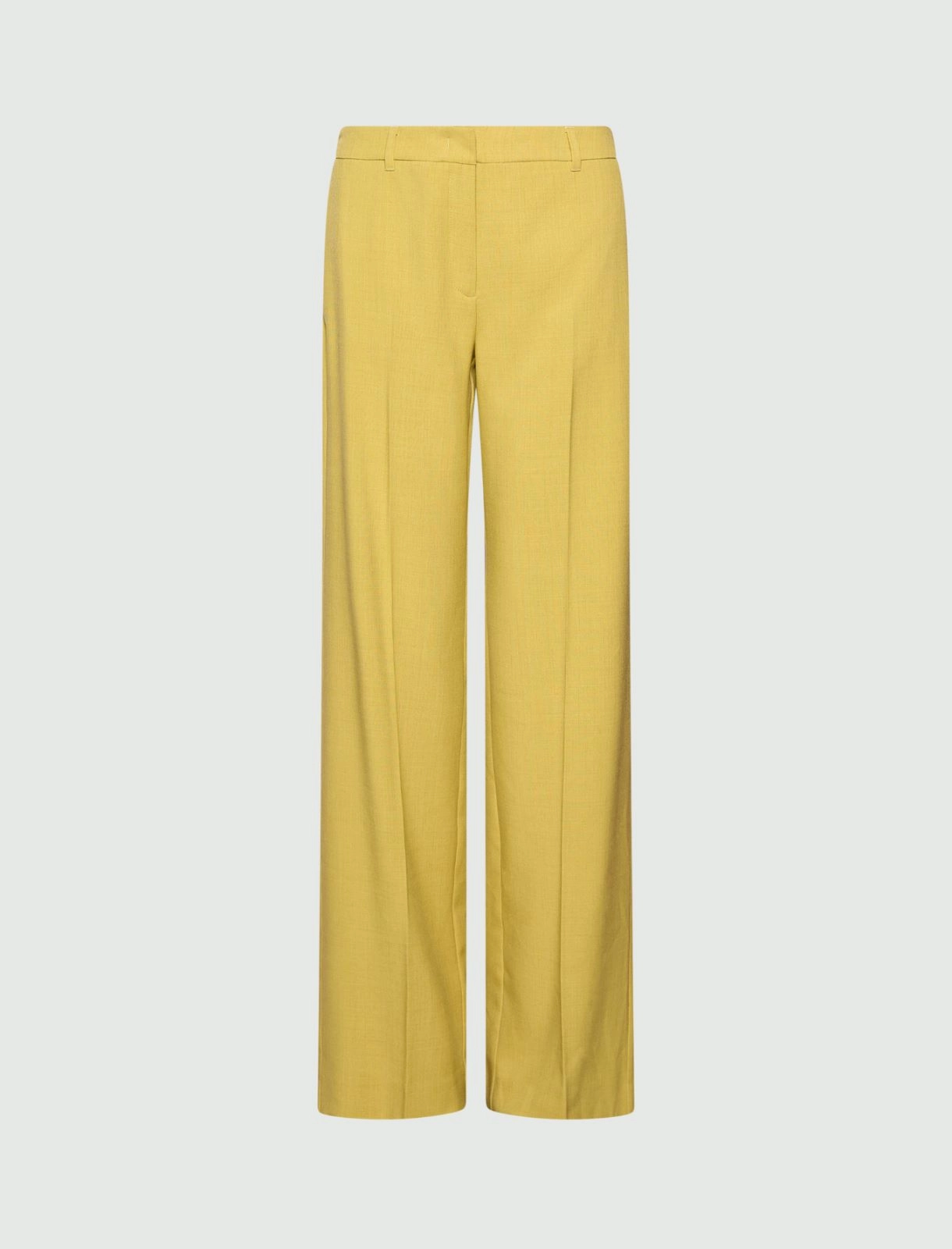 Pantalone a gamba ampia in tela stretch Mllfiocco